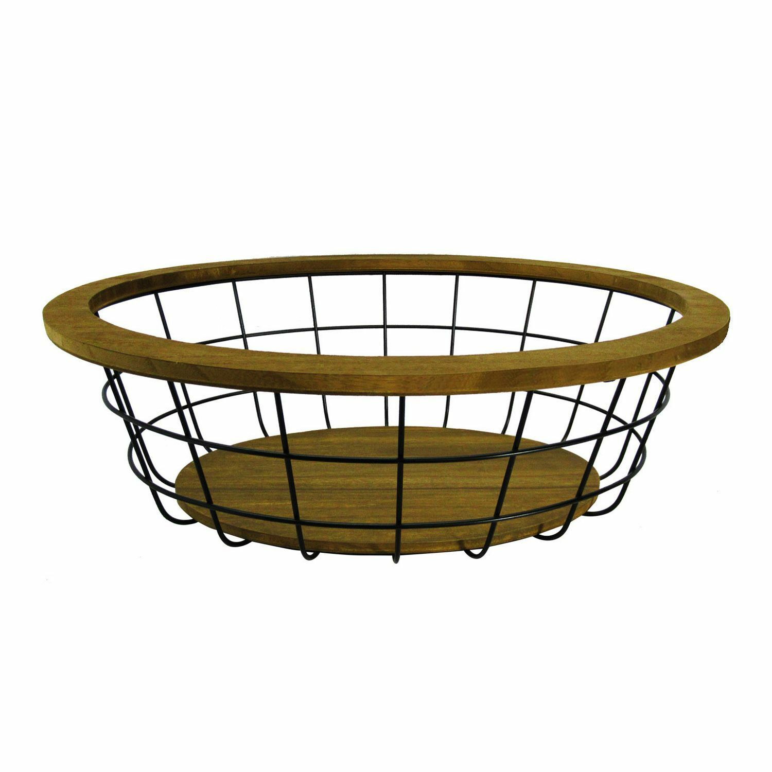 Sonoma Goods For Life® Decorative Basket Table Decor Wire Mixed Media Design