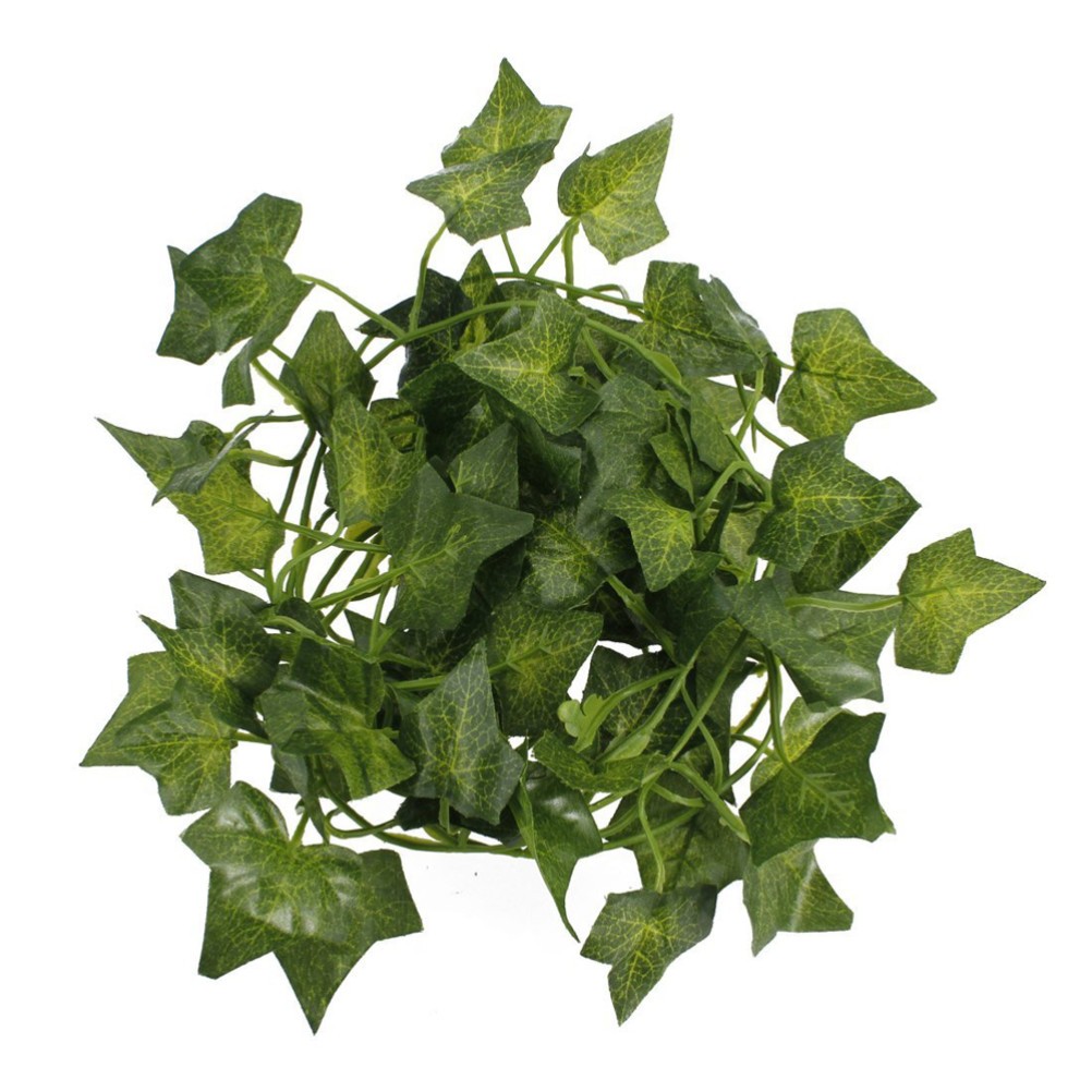 2M Artificial Vine with Sweet Potato Leaves for Indoor Courtyard Decor