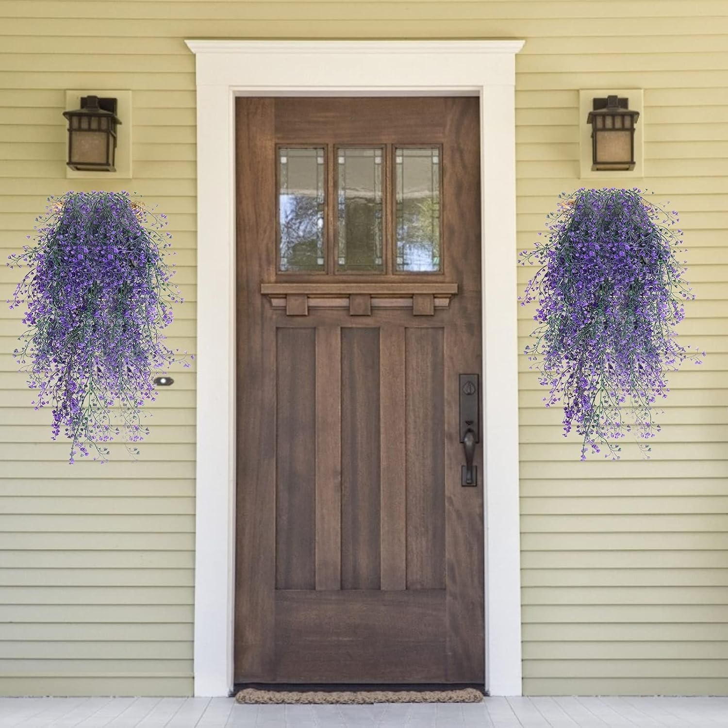 Stylish Waterproof Hanging Ferns – 4 Faux Vines for Indoor & Outdoor Decor
