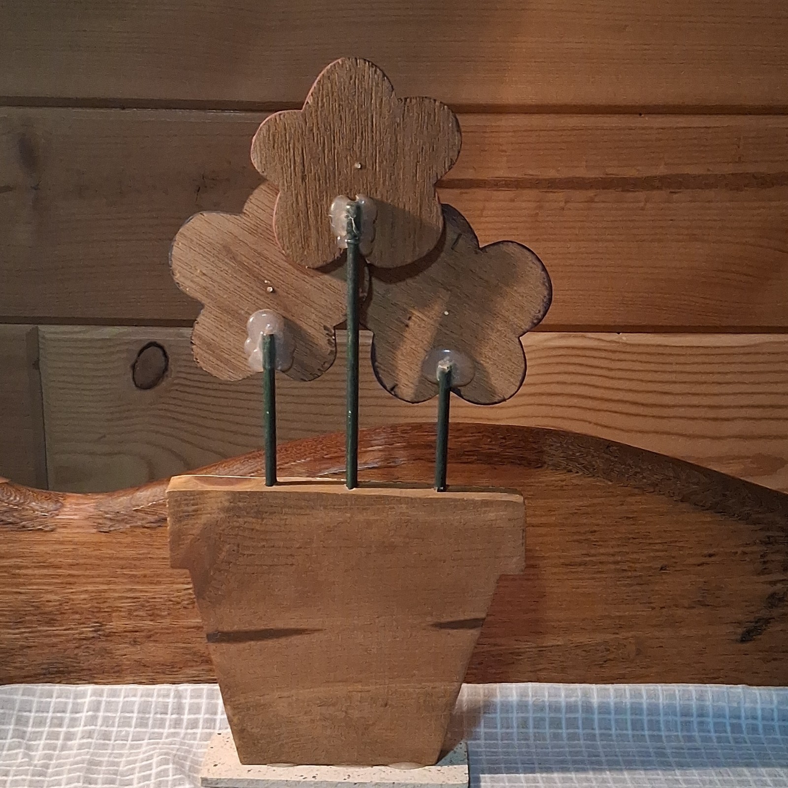Vintage Rustic Wooden Whimsical Spring Decor