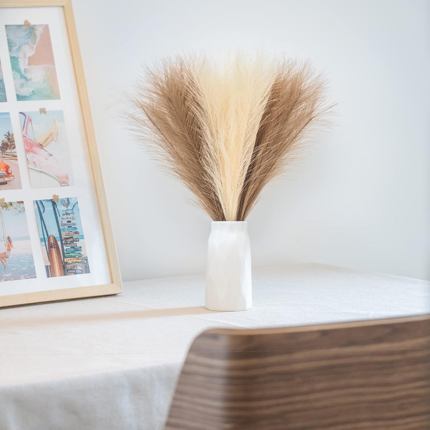 Low-Maintenance 6 Piece Faux Pampas Grass – Perfect for Elegant Arrangements