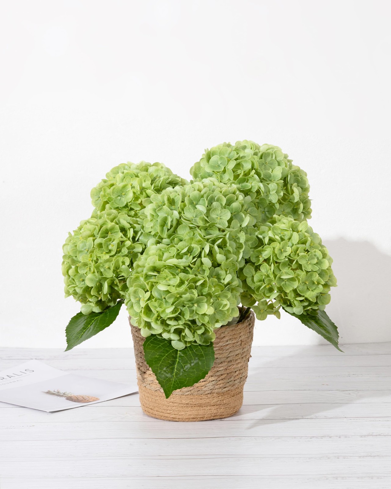 3Pcs Large Hydrangea Artificial Flowers,20 inch Latex Real Touch Hydrangeas L…