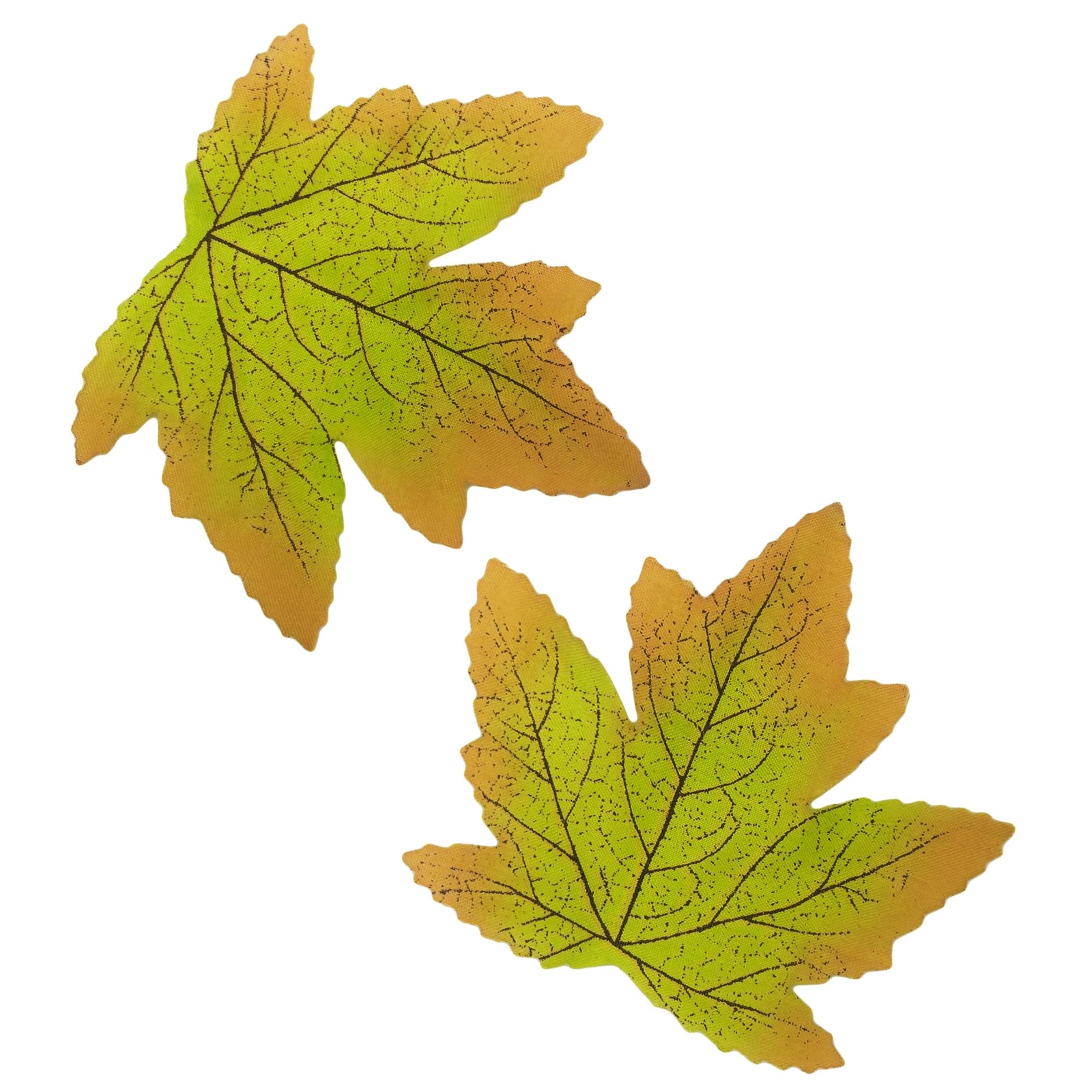 Simulated Maple Leaves 100pcs Green 3.9×3.5″ Autumn Fall Wedding Thanksgiving