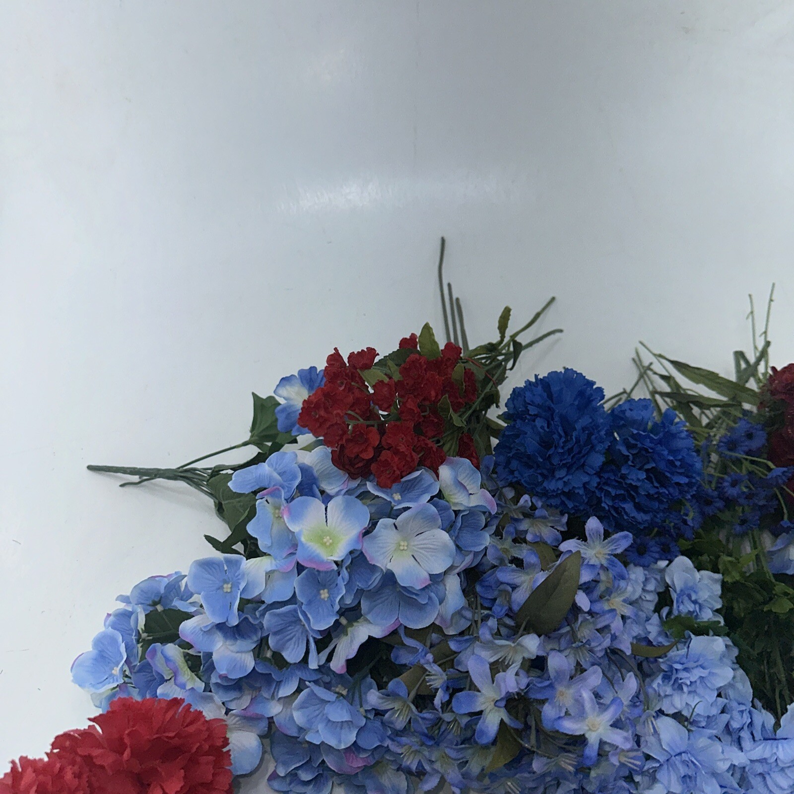 Artificial Flowers Mixed Lot Foliage Leaves Flowers Decor Wedding Crafts +