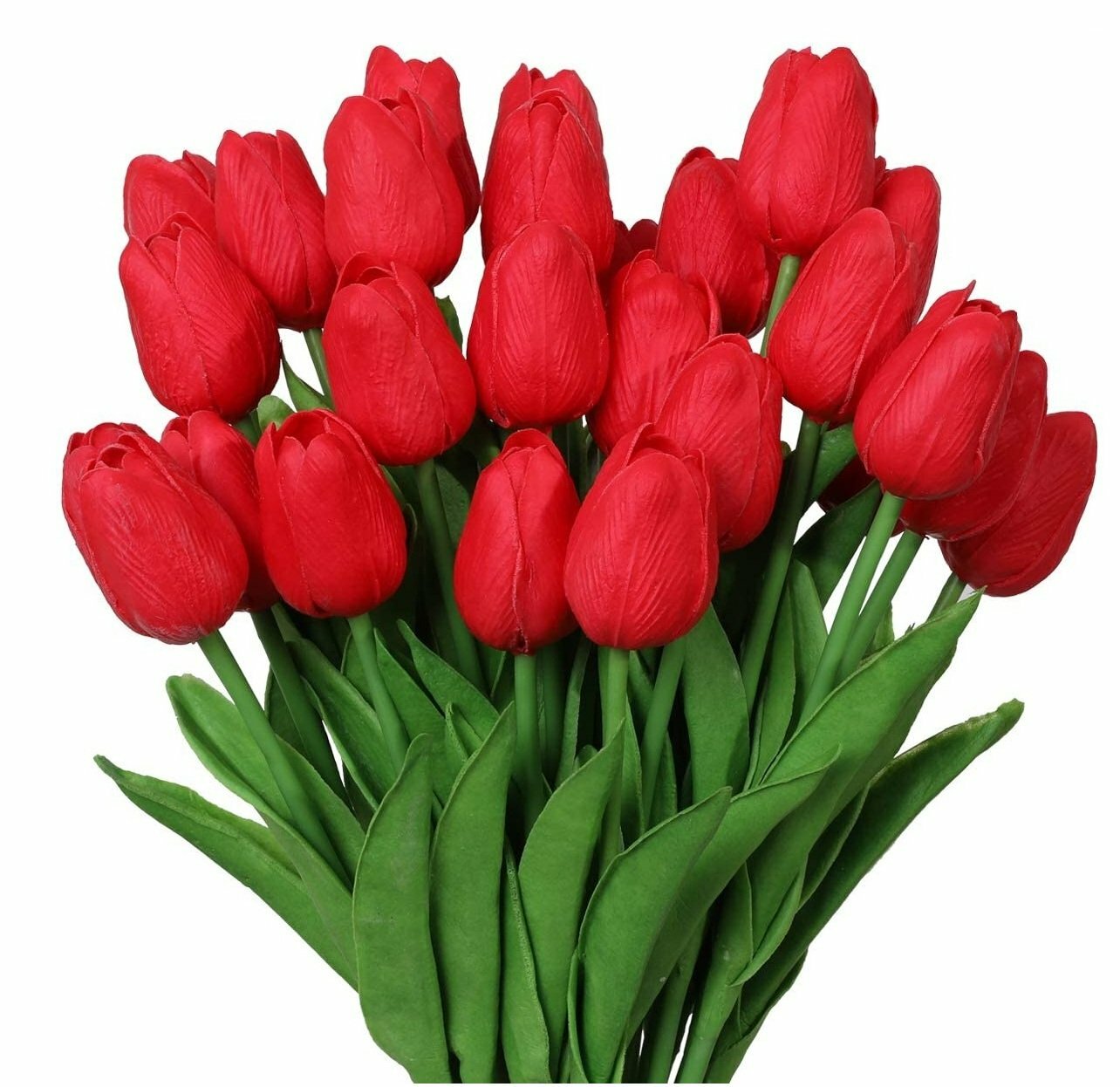 10PCS Artificial Tulip Flowers Lifelike Bouquet for Wedding Party Home Decor USA