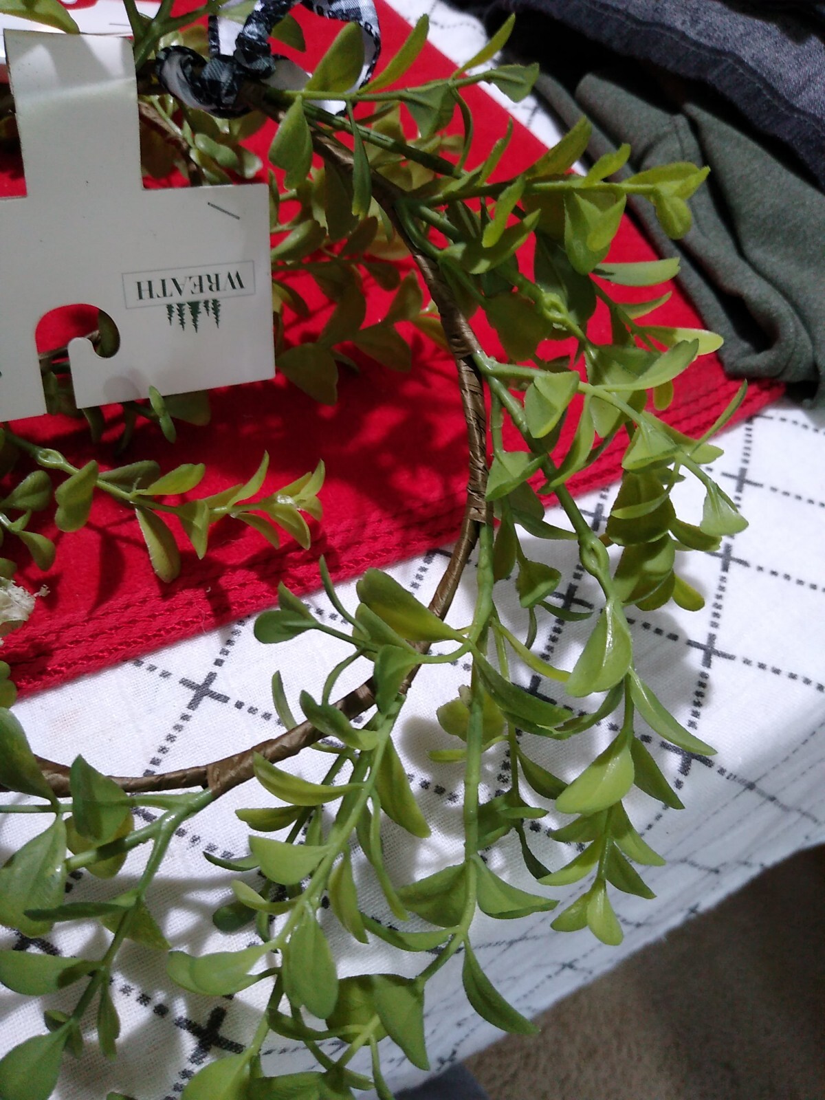 Maiden Hair Fern 10″ Wreath lot of 2 new Craft item