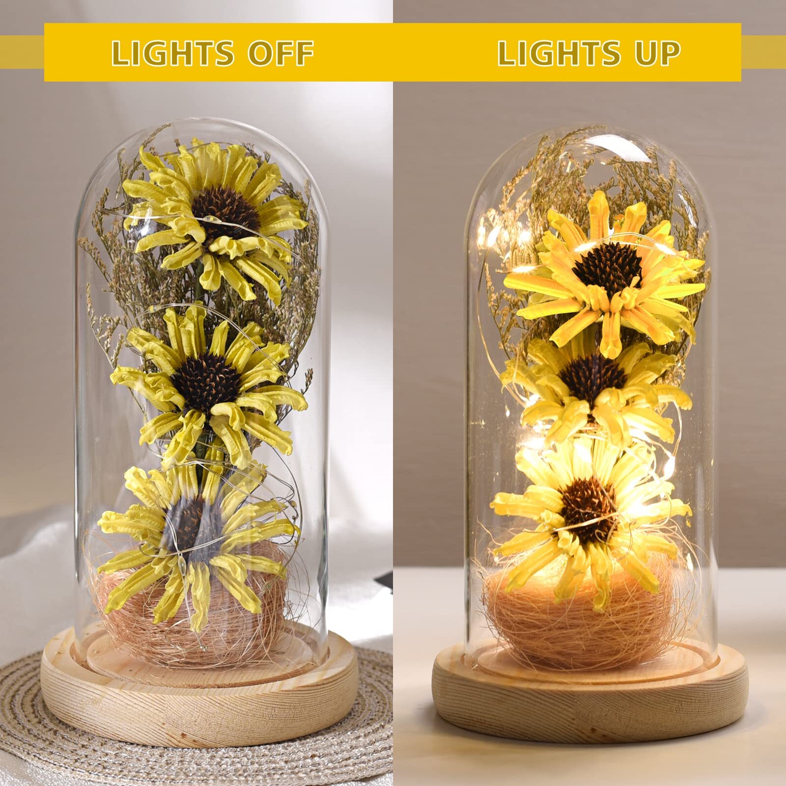 Socathey Mom Grandma Gifts on MotherS Day Eternal Sunflower Gifts for Women A