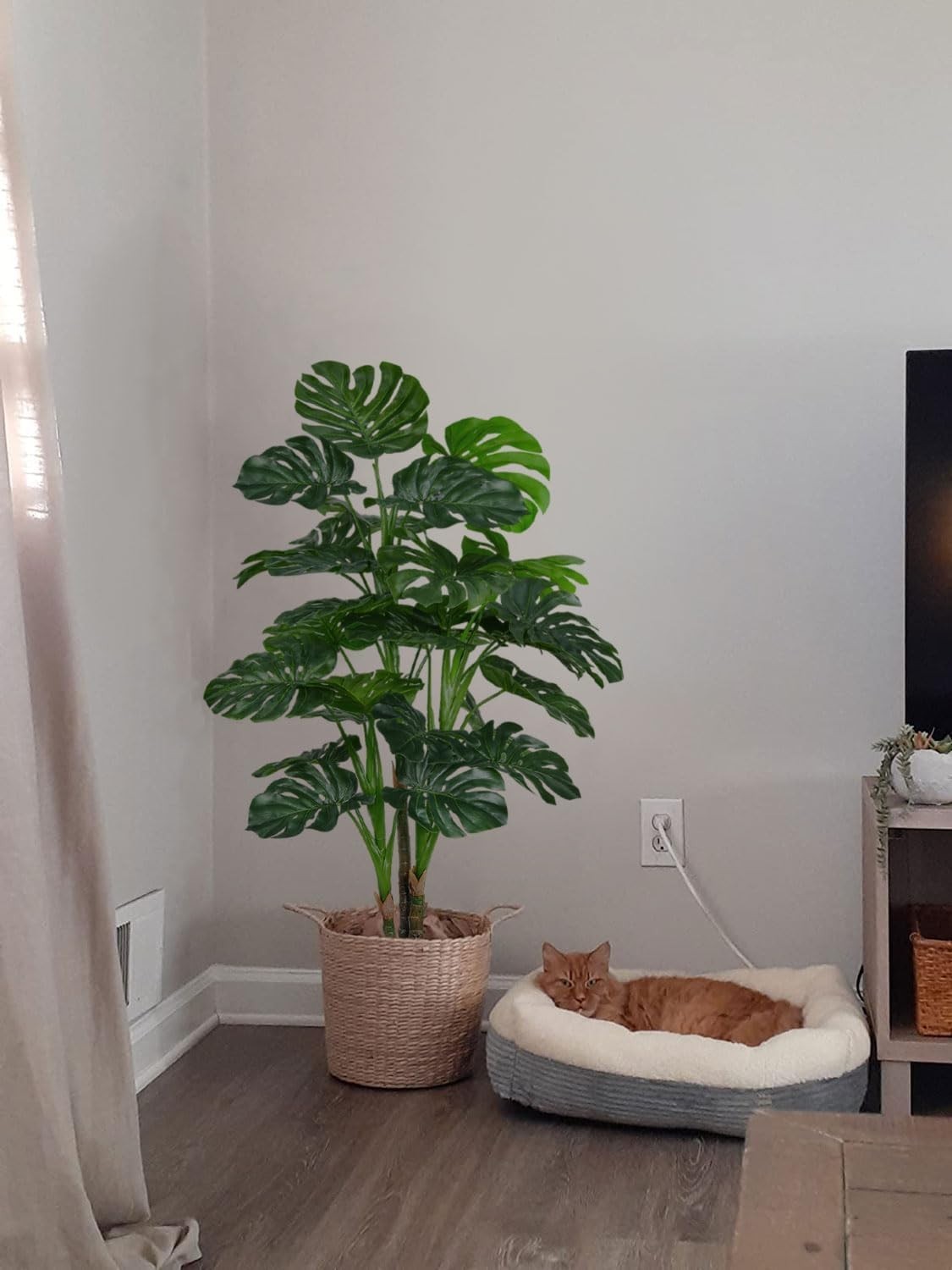 Large Artificial Monstera Deliciosa Tree – 4.5ft Tall
