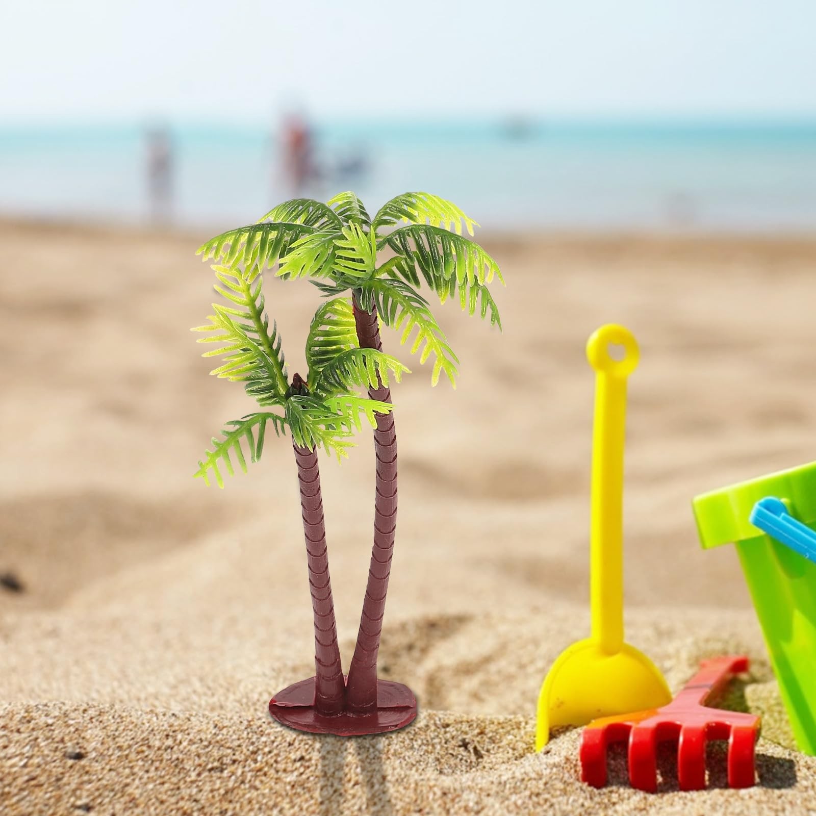 5pcs Miniature Coconut Palm Tree Model Landscape Trees for Diorama, Dollhouse…