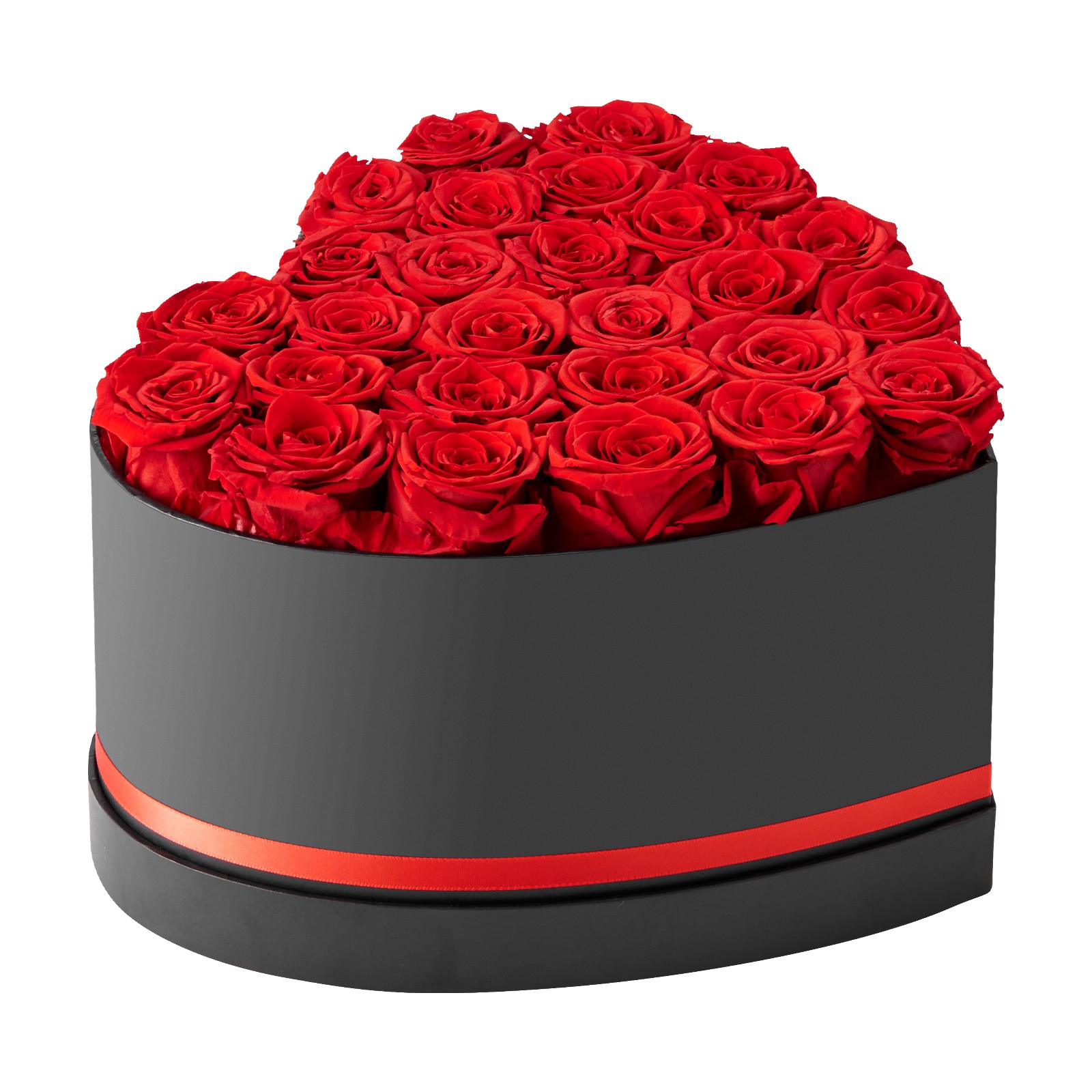 Uimoso 27 Preserved Roses in Heart-Shaped Box – Eternal Red Bouquet