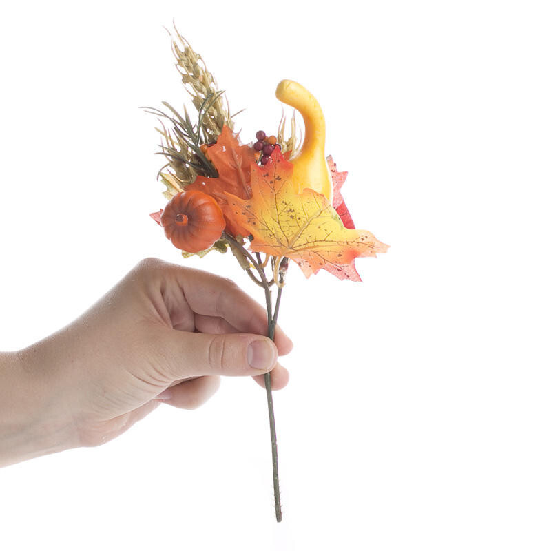 Bulk Buy of 12 Assorted Artificial Fall Country Harvest 10″ Picks
