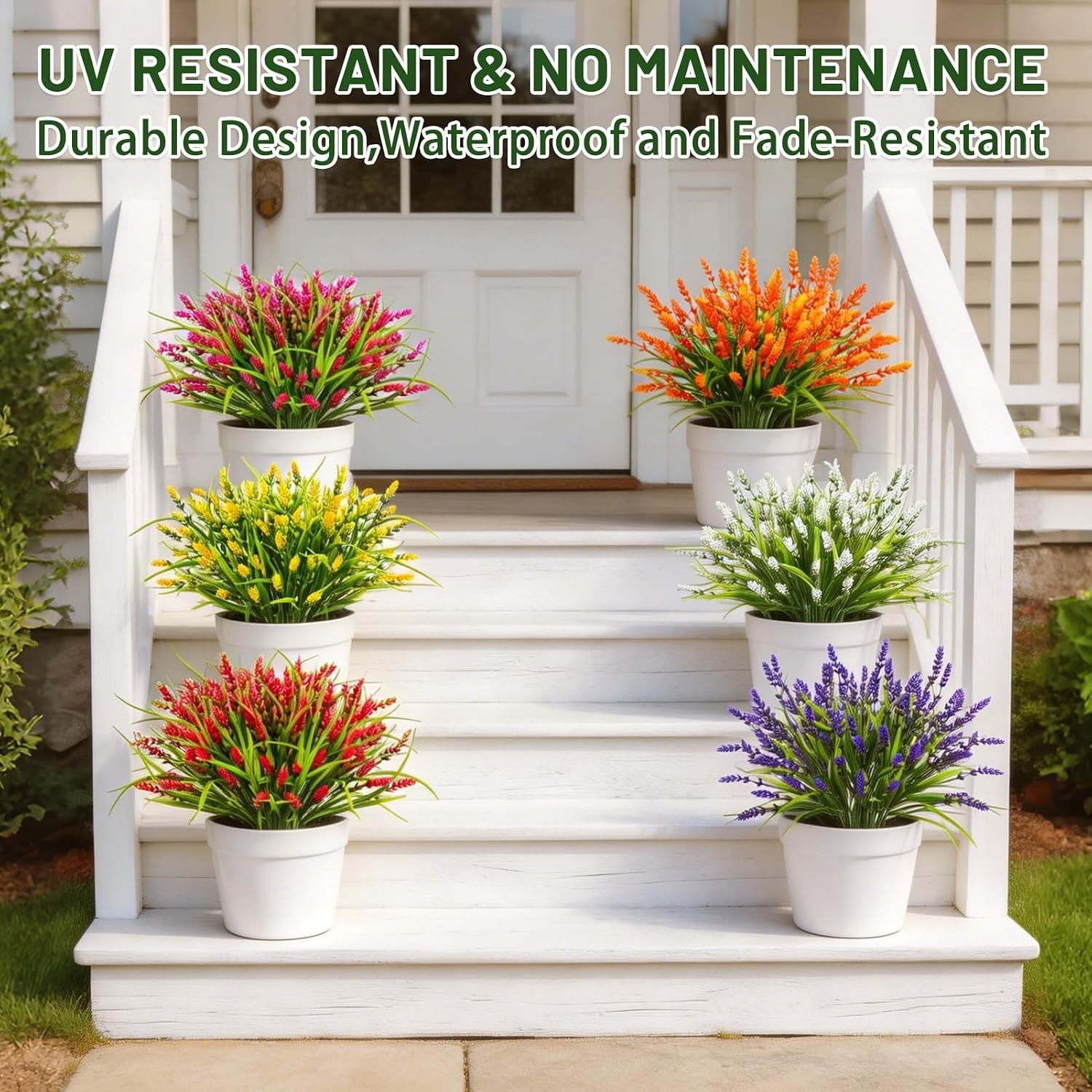 Low Maintenance Lavender Flowers with Butterflies – Perfect for -Round Decor