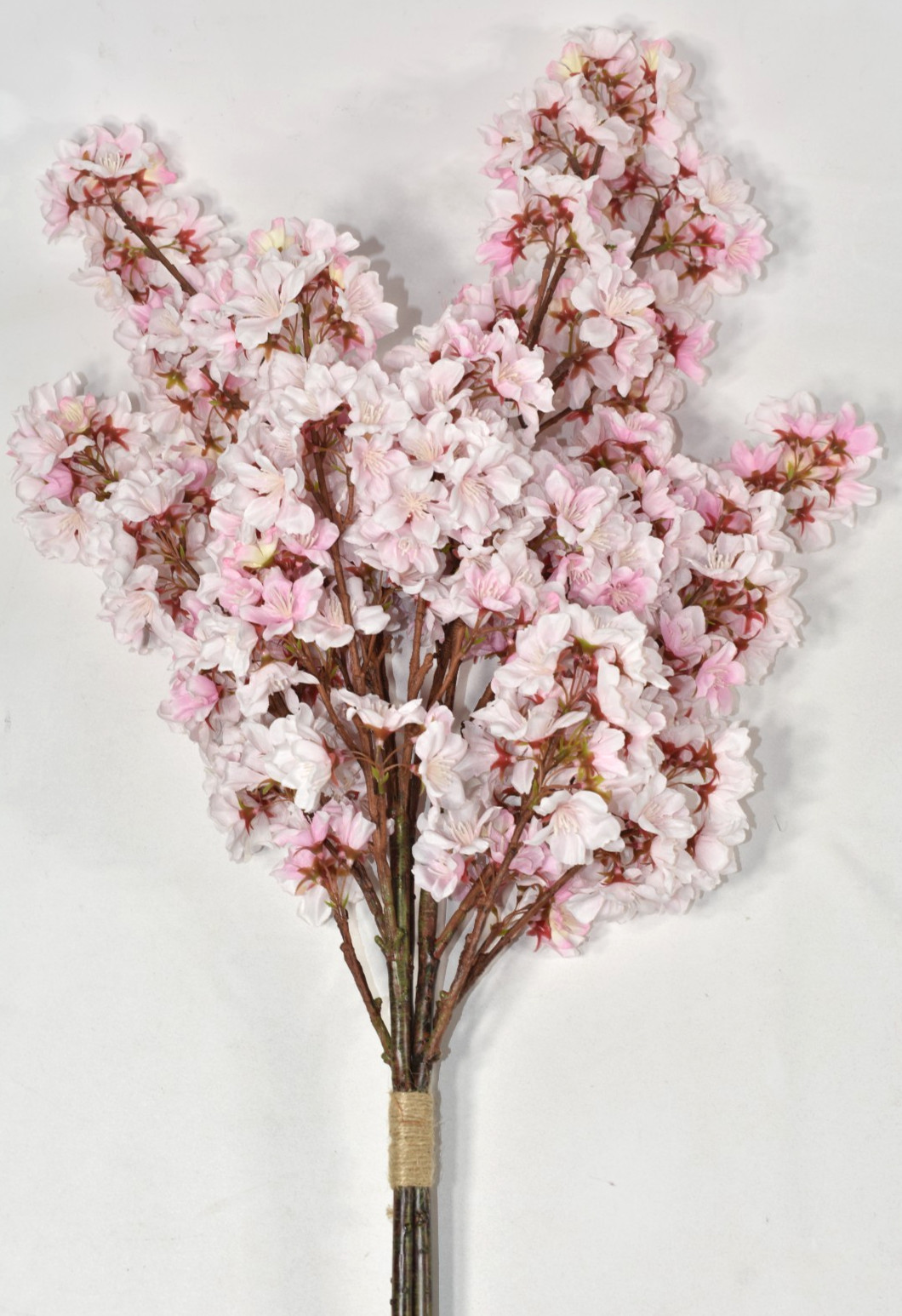 Pottery Barn Faux Pink Cherry Blossom Bundle Artificial Flowers 3 Stems 36″ NWOT