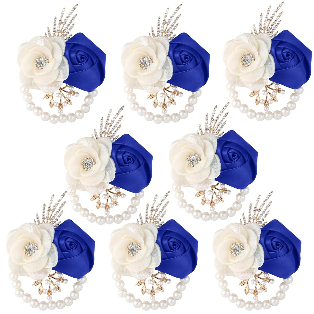 Bride Bridesmaids Rose Wrist Corsage Girls Ladies Accessories,Wrist Flower fo…