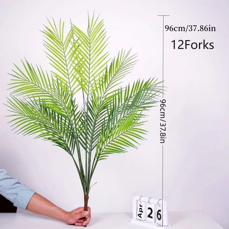 Large Artificial Palm Tree Realistic Tropical Fake Plant Indoor Outdoor Display