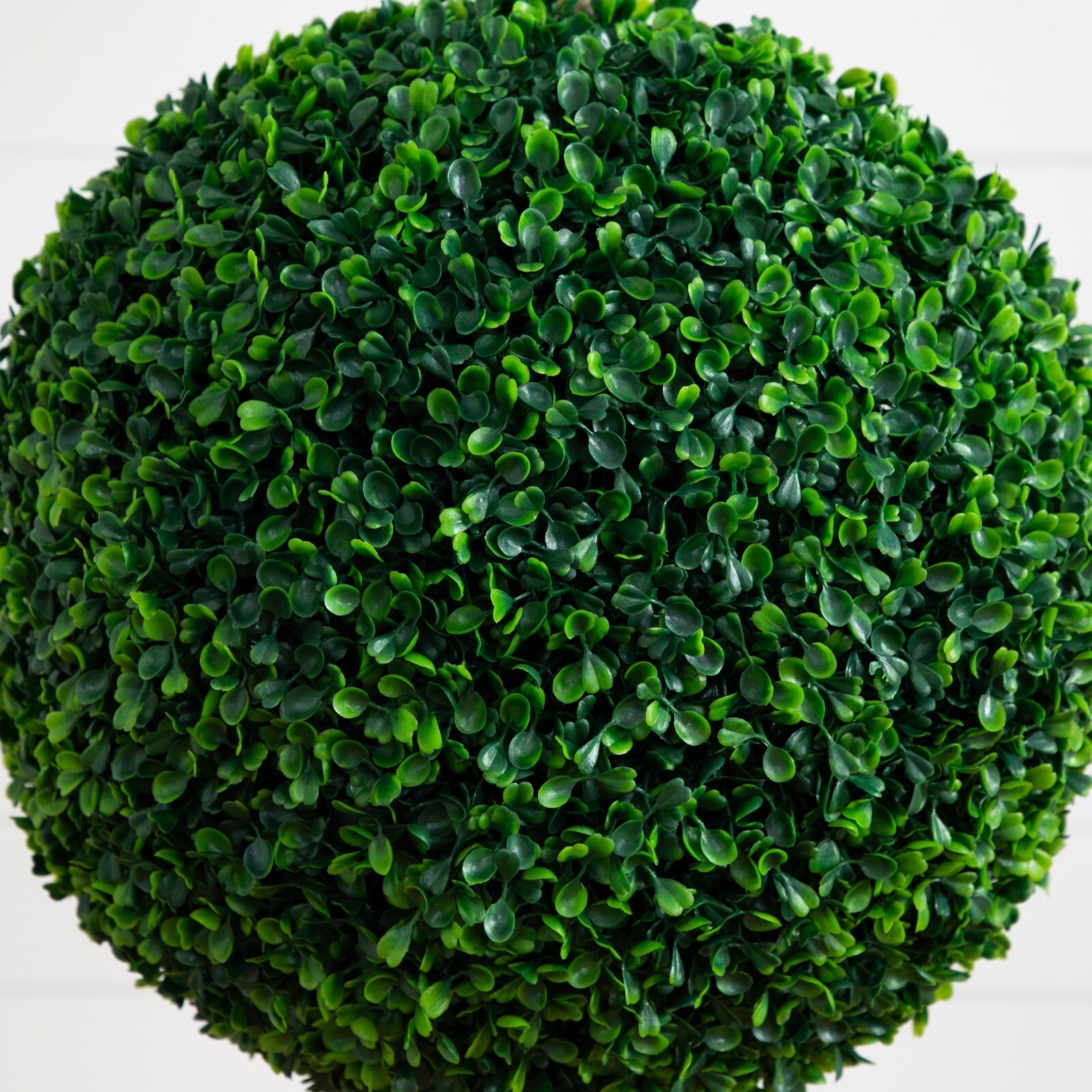 4.5’ Artificial Boxwood Double Ball Topiary Tree UV Indoor/Outdoor. Retail $295