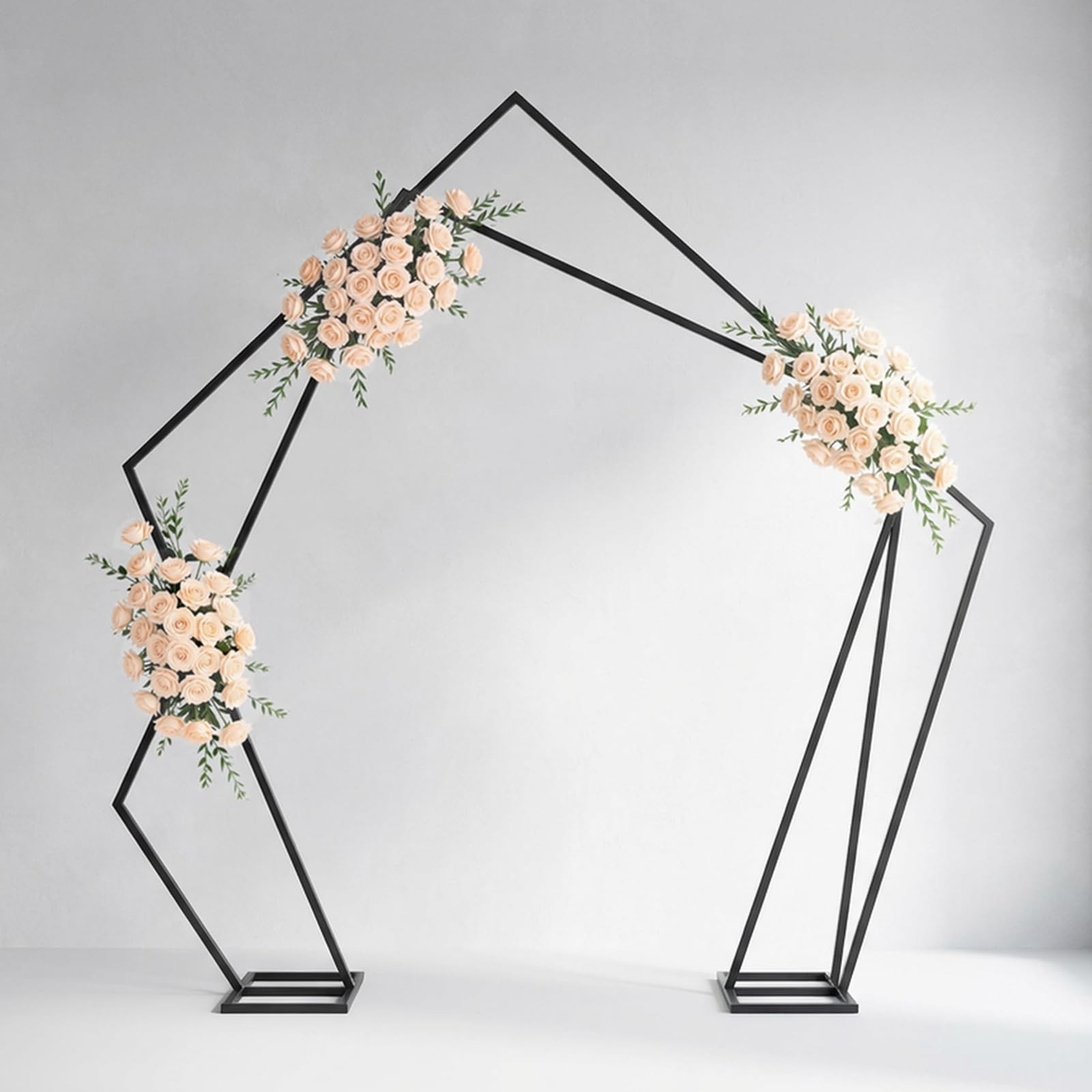 Champagne Roses Artificial Giant Flowers,50PCS 4 Inch Large Fake Roses Bulk