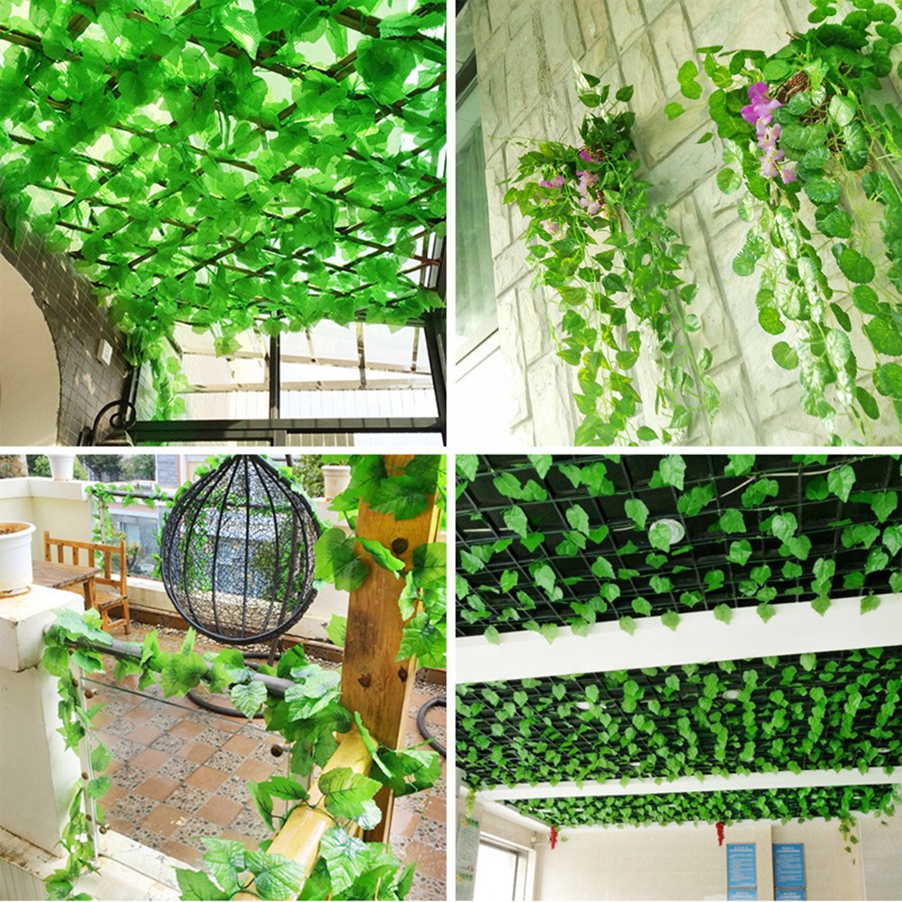 12 Pcs/Pack Home Office Decoration Simulation Greenery Plant Plants