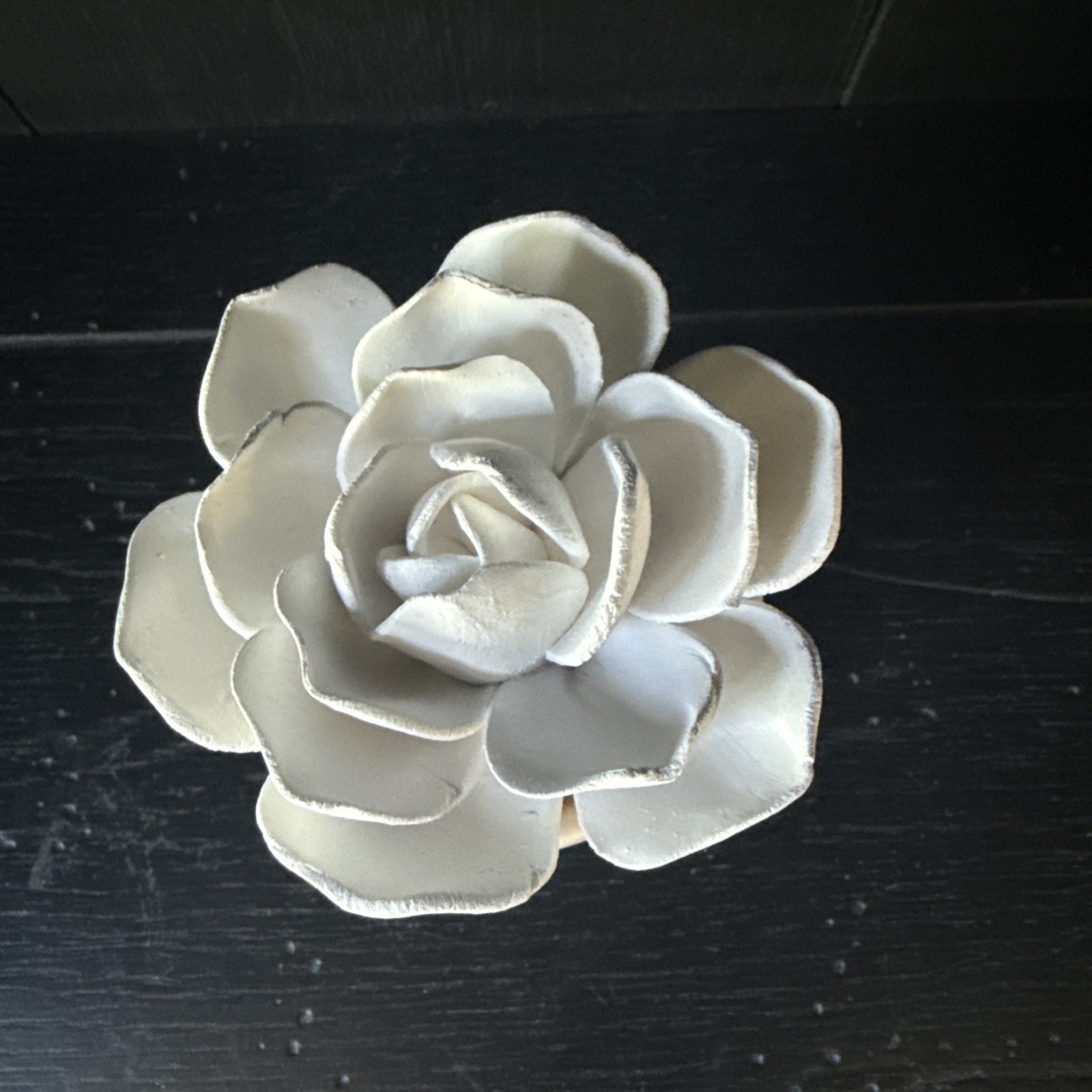 Beige Ceramic Succulent Indoor Decor Stoneware Oil Diffuser Let Love In Demdaco