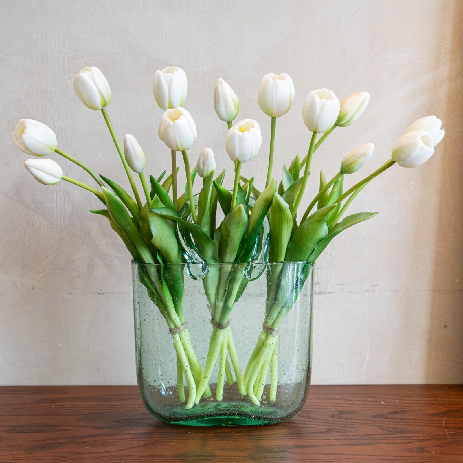 Artificial Tulips Flowers,Soft Touch Latex Bouquet, Fake Tulips,Spring Weddin…