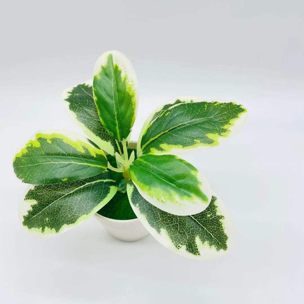Fake Hanging Potted Plant Green Leaves Decorative Ivy Style for Wall Shelf Use
