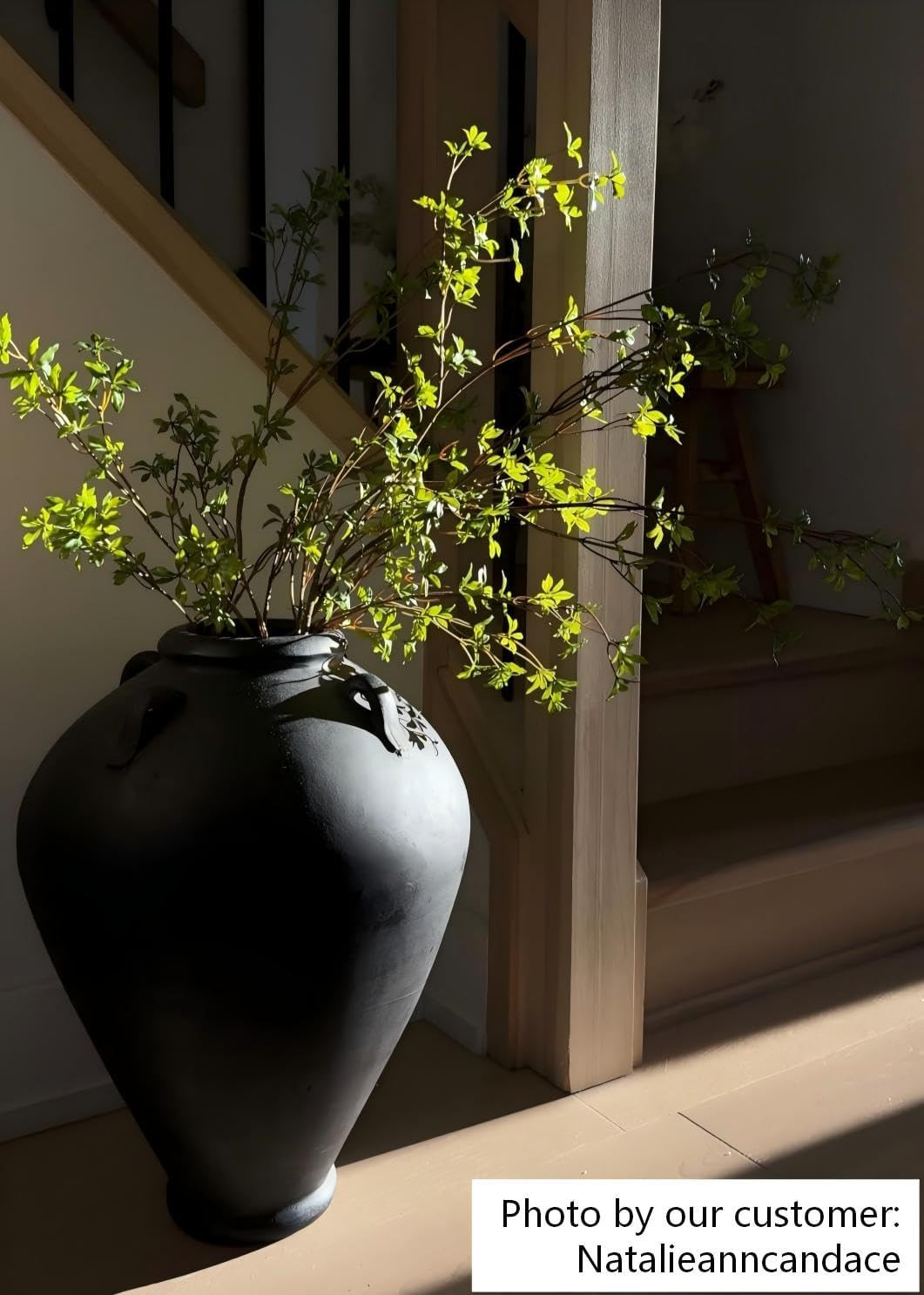 3 Pack 47 Inch Real Touch Faux Enkianthus Tall Branches | Realistic Long Stems A
