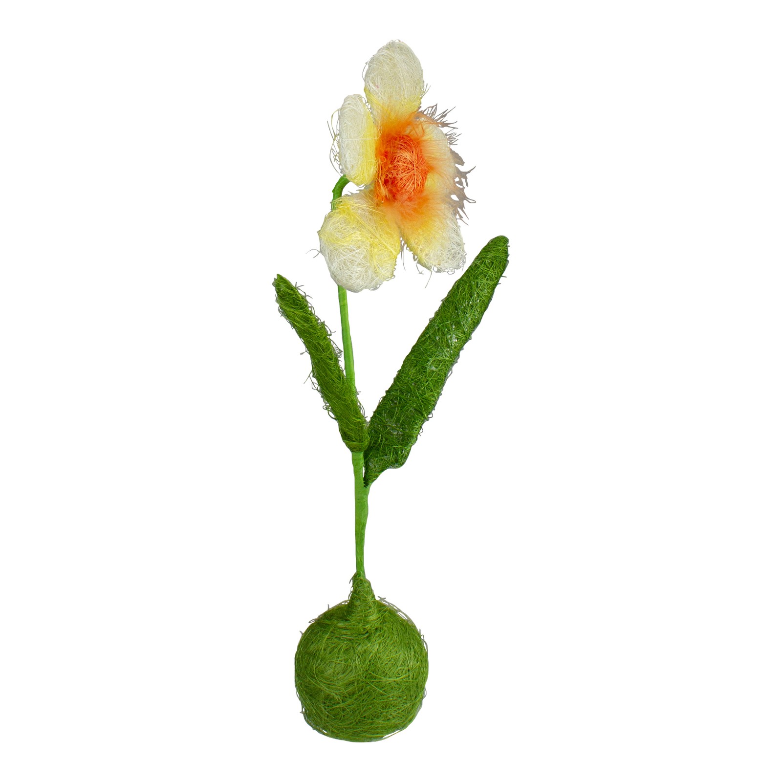 Northlight 19″ Green, Orange and Yellow Spring Floral Table Top Decoration