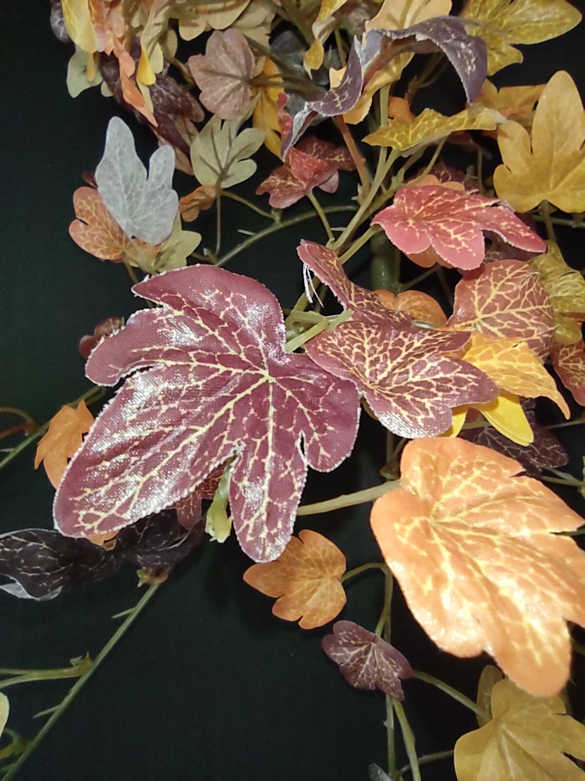 Fall mini leaf ivy vine bush. 12 BUSHES!!