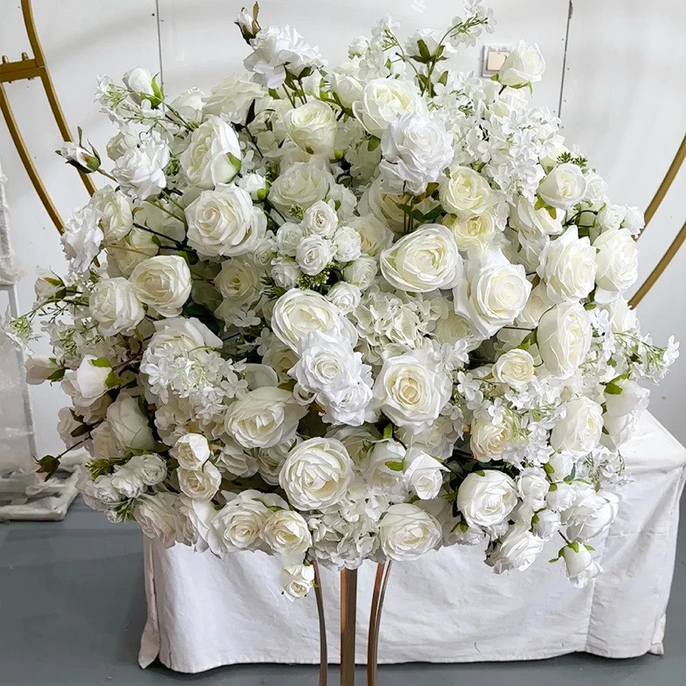 80/70/60/50/30Cm Artificial Pink Large Flower Ball, Table Centerpiece for Weddin