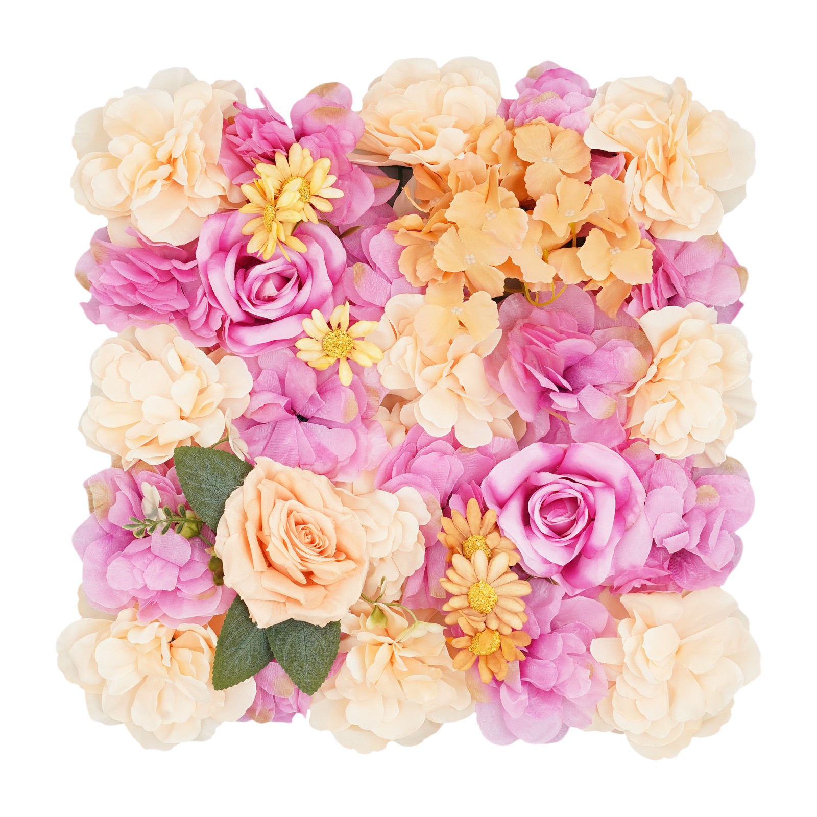 12Pcs Artificial Flower Wall Panels Modern Handmade Artificial Flower Panels