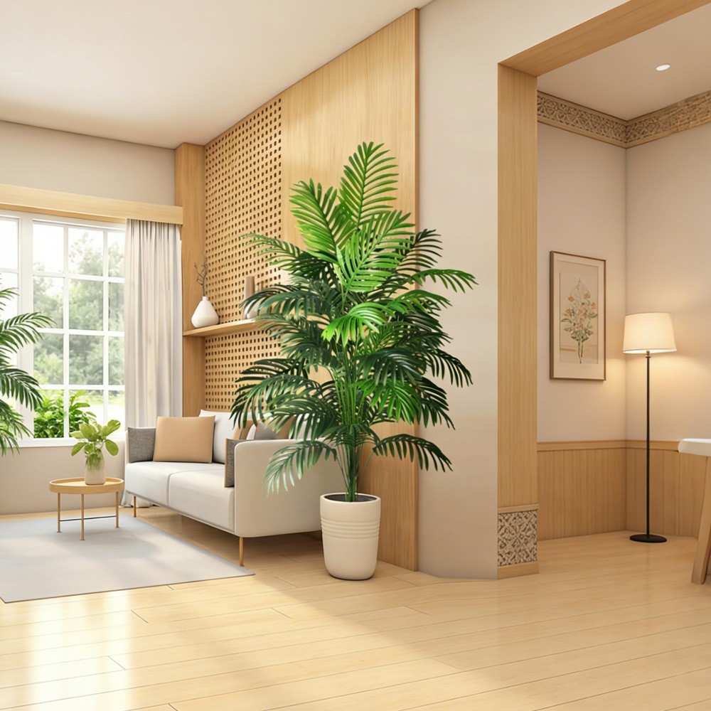 Large Artificial Palm Tree 90-120cm Fake Tropical Plant Indoor Home Office Decor