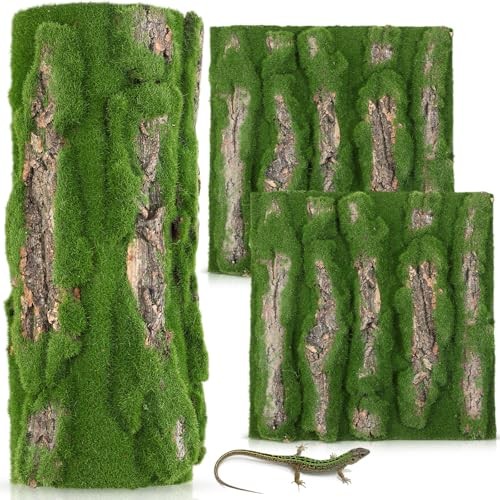 Packs Artificial Moss Bark 11.8 x 11.8 inches Tree Plants Bark DIY for Tree 2