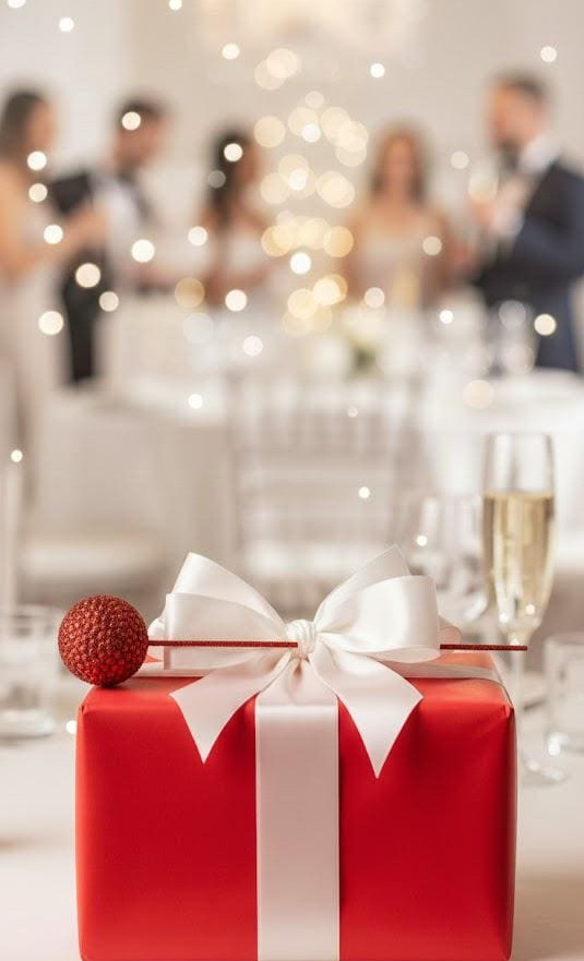Red Glitter Ball Pick Valentine’s or Christmas Wreath Party Decor Pick Stem