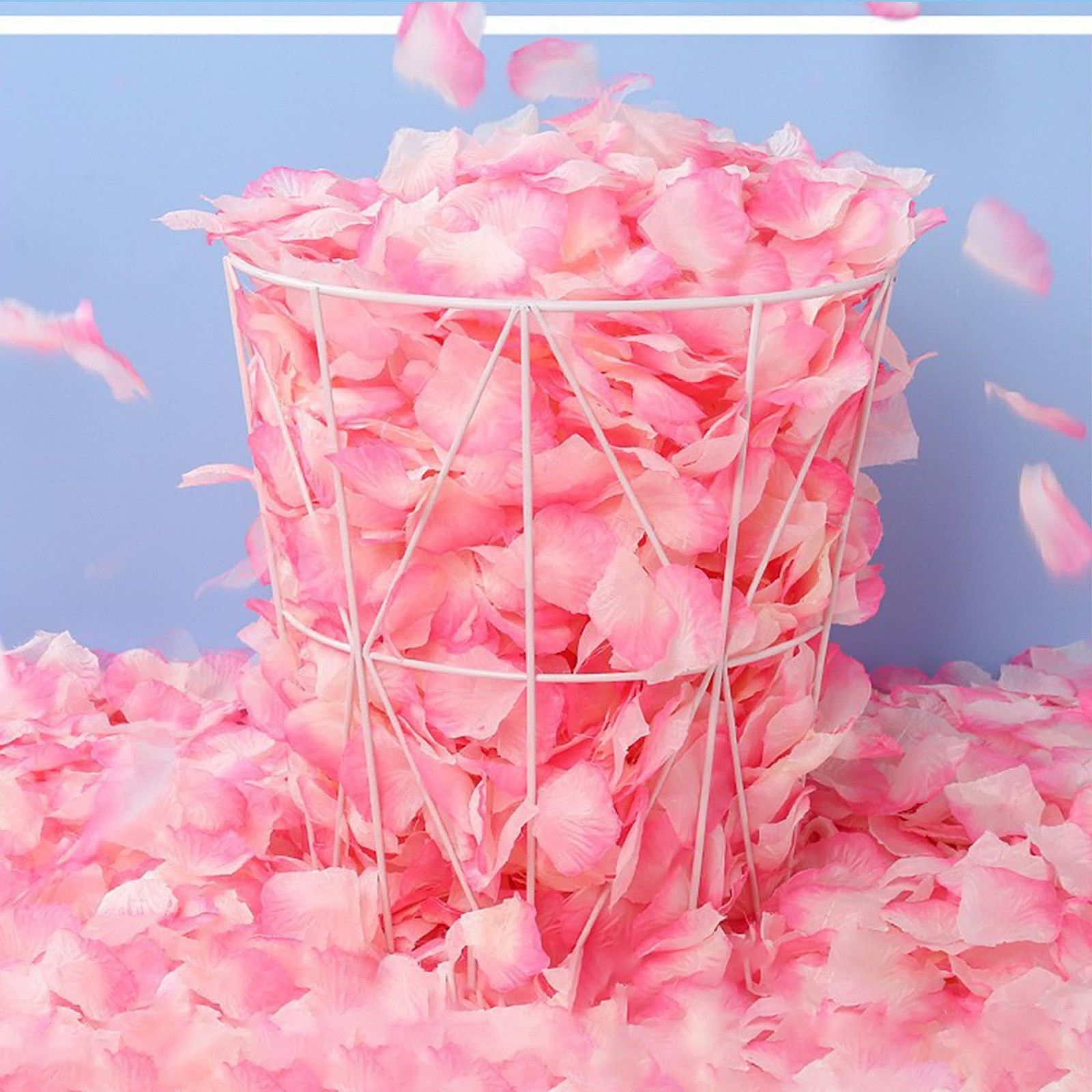 3000PCS Pink, White, Yellow Rose Petals, Wedding, Party, Table Confetti