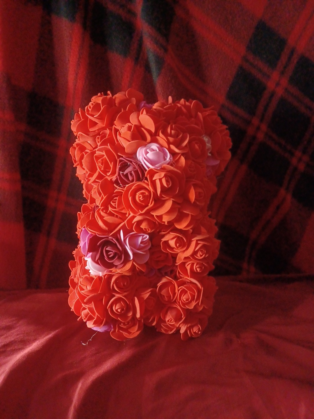 Flower Floral Foam Rose Teddy Bear Romantic Valentine’s Day Gift Girlfriend Wife