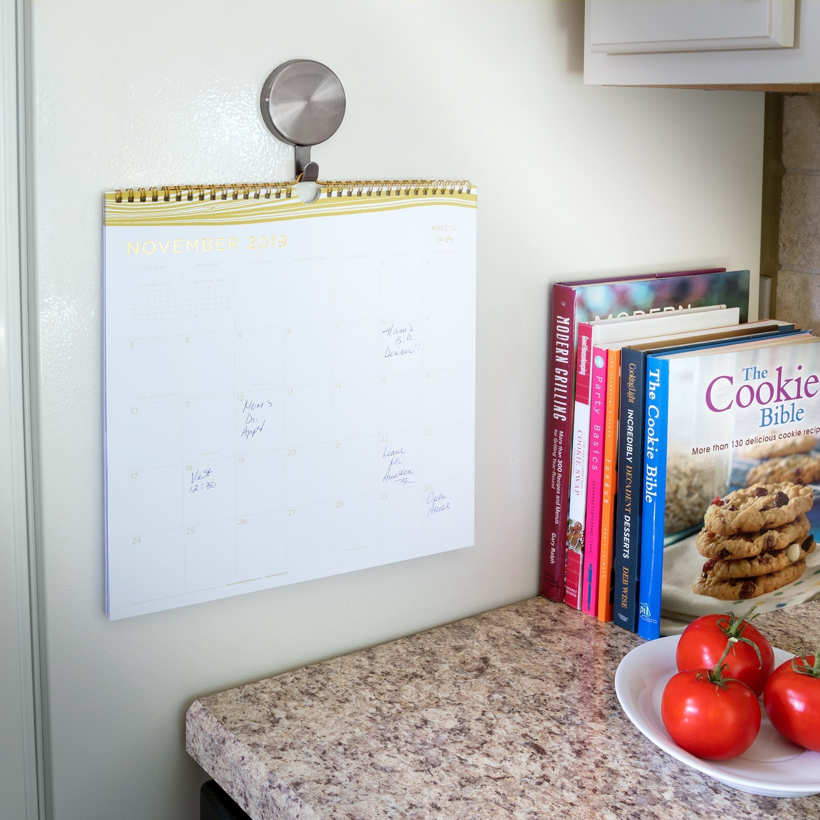 Attract® Magnetic Hanger, 1 Pack – Brushed Nickel