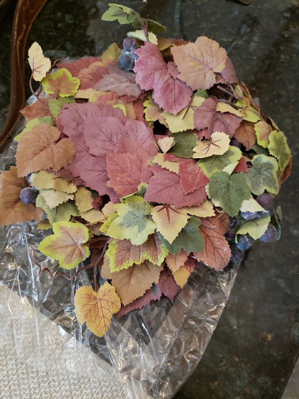 Autumn Leaf Artificial Silk Garlands – 48x13x13 Each