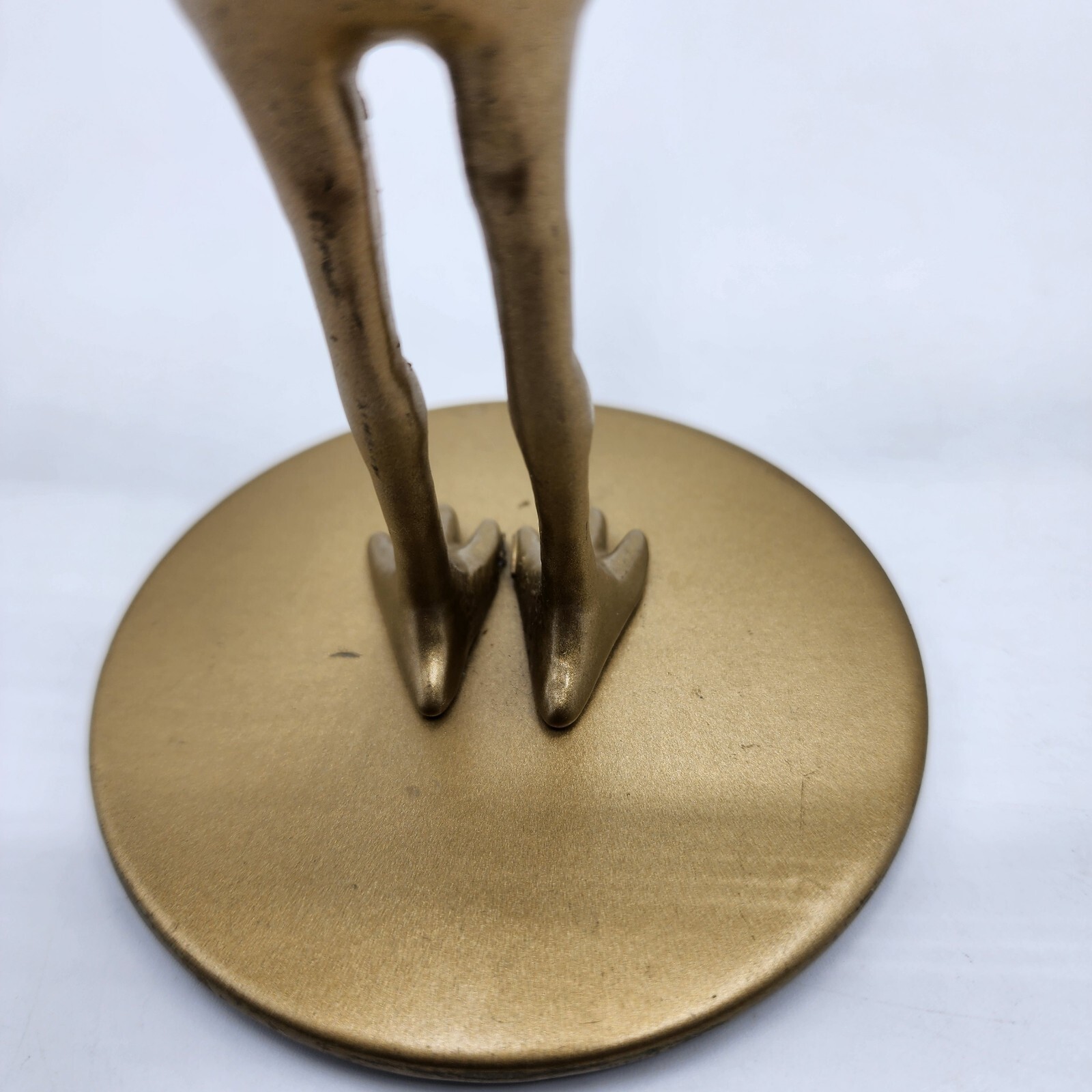 IKEA Markniva Decorative Brass Like Peacocks Figurines Lot of 2 Preowned.