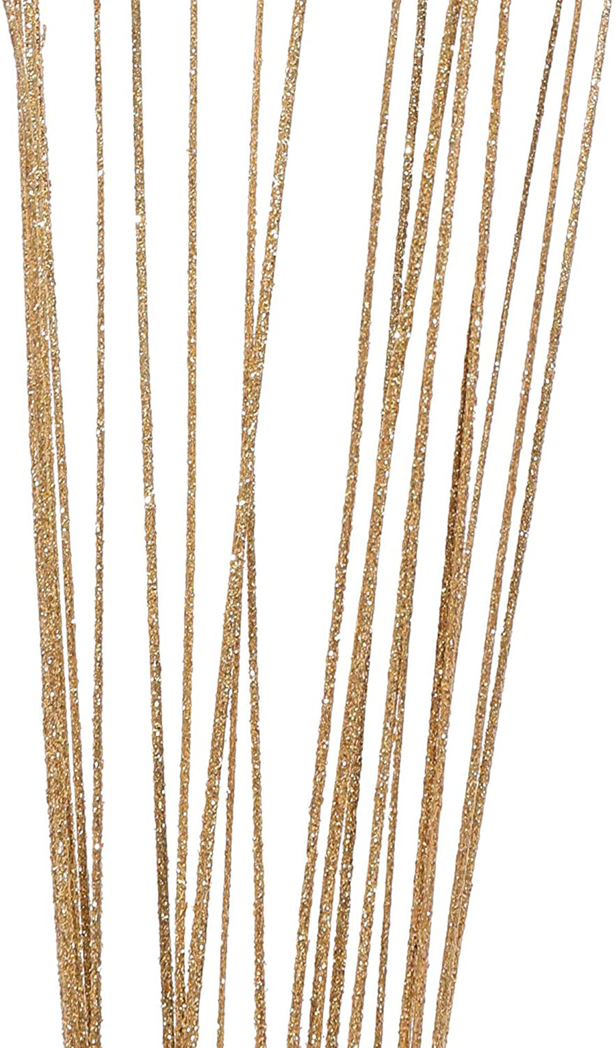 Sparkle Glitter Wispies Pack of 20 Stems 36in Gold