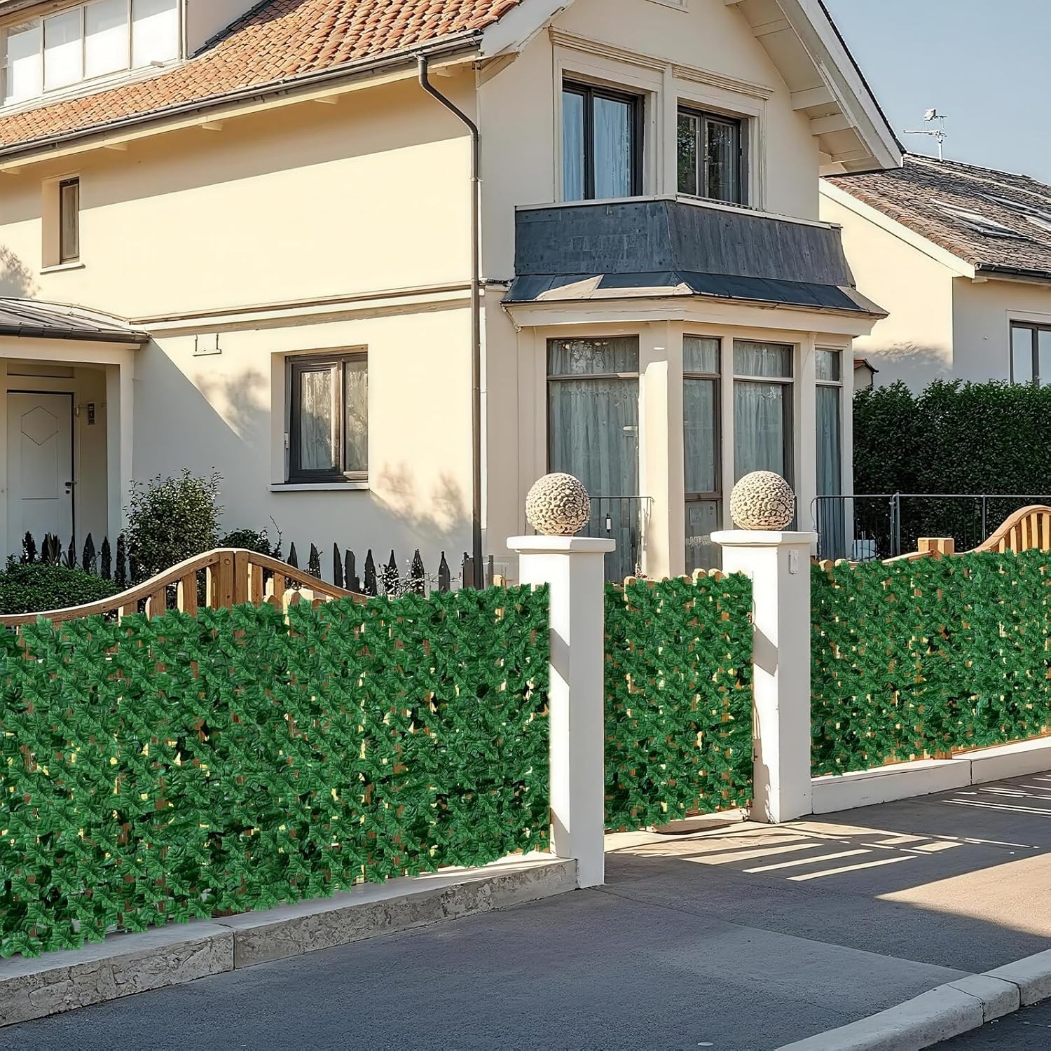 39 x 118 in Artificial Ivy Privacy Fence Wall Screen Garden Fake Hanging Plants