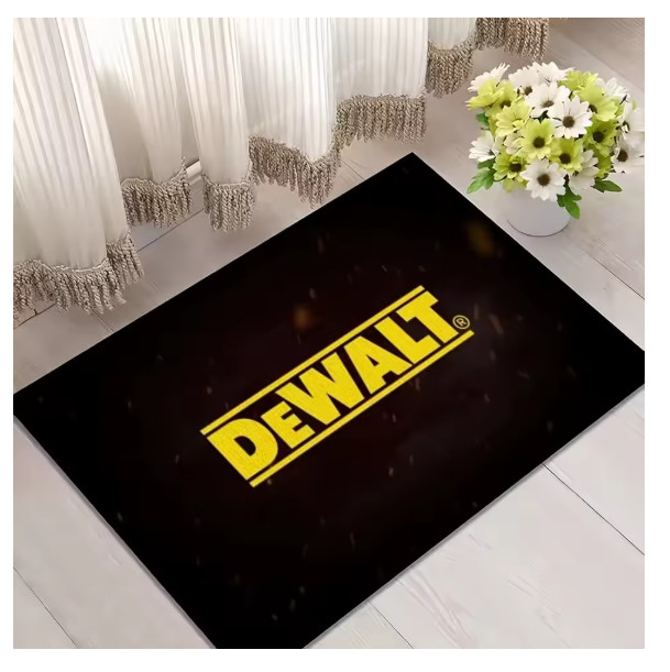 D-DeWalt Cool Logo Small Carpet for House Bedroom Decoration Kitchen