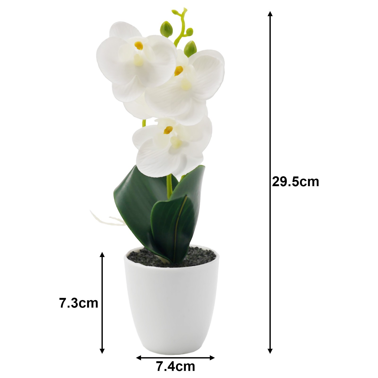 Silk Artificial Fake Orchid Flower Potted Plant Bonsai Party/Garden/Home Decor