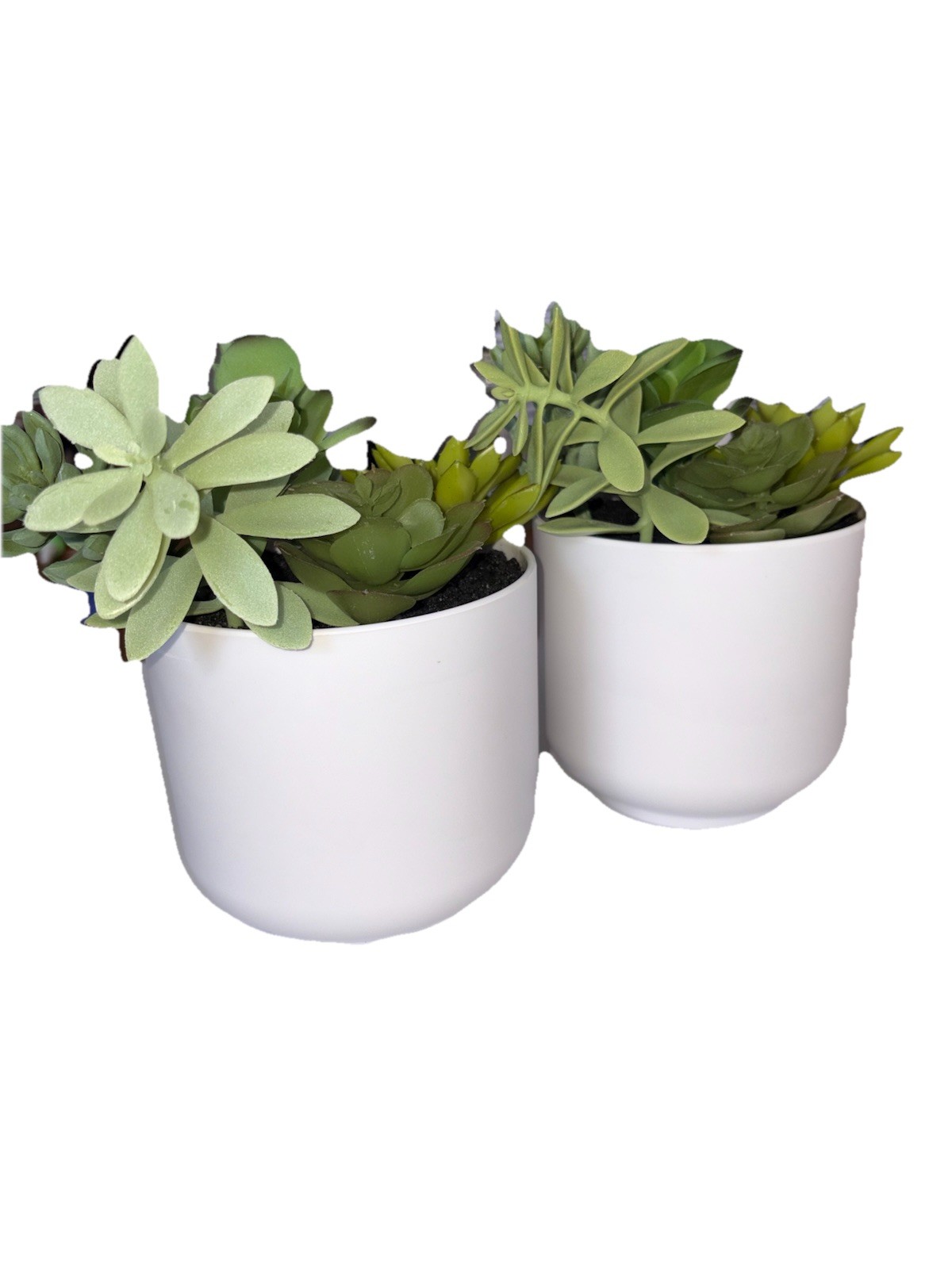 Lot Of 2 Target Potted Faux Plants Perfect For Cubicle Office Work NEW!