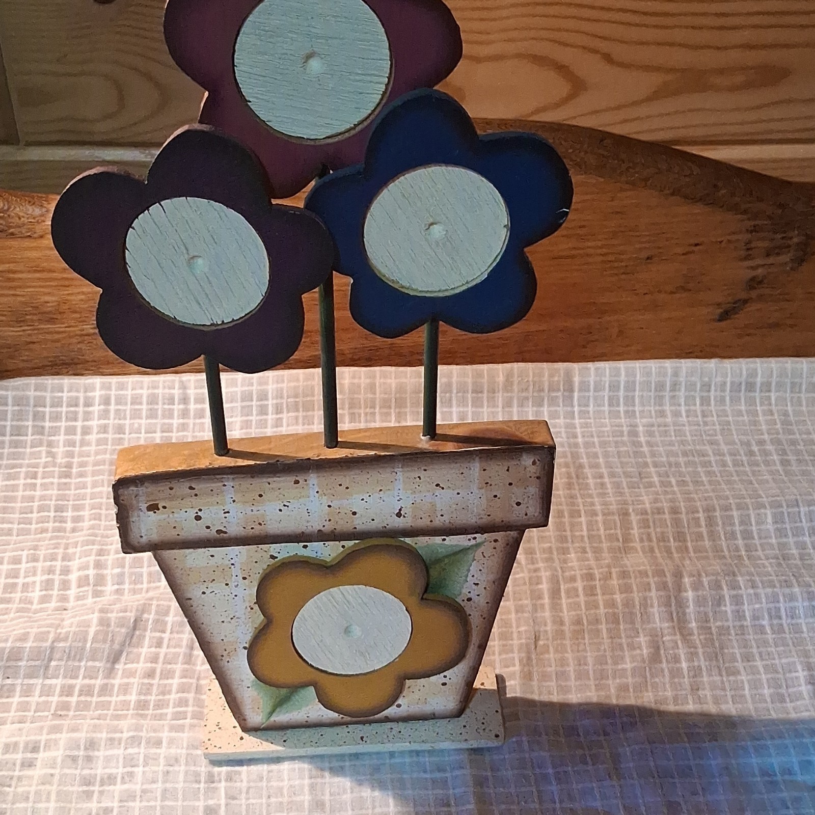 Vintage Rustic Wooden Whimsical Spring Decor