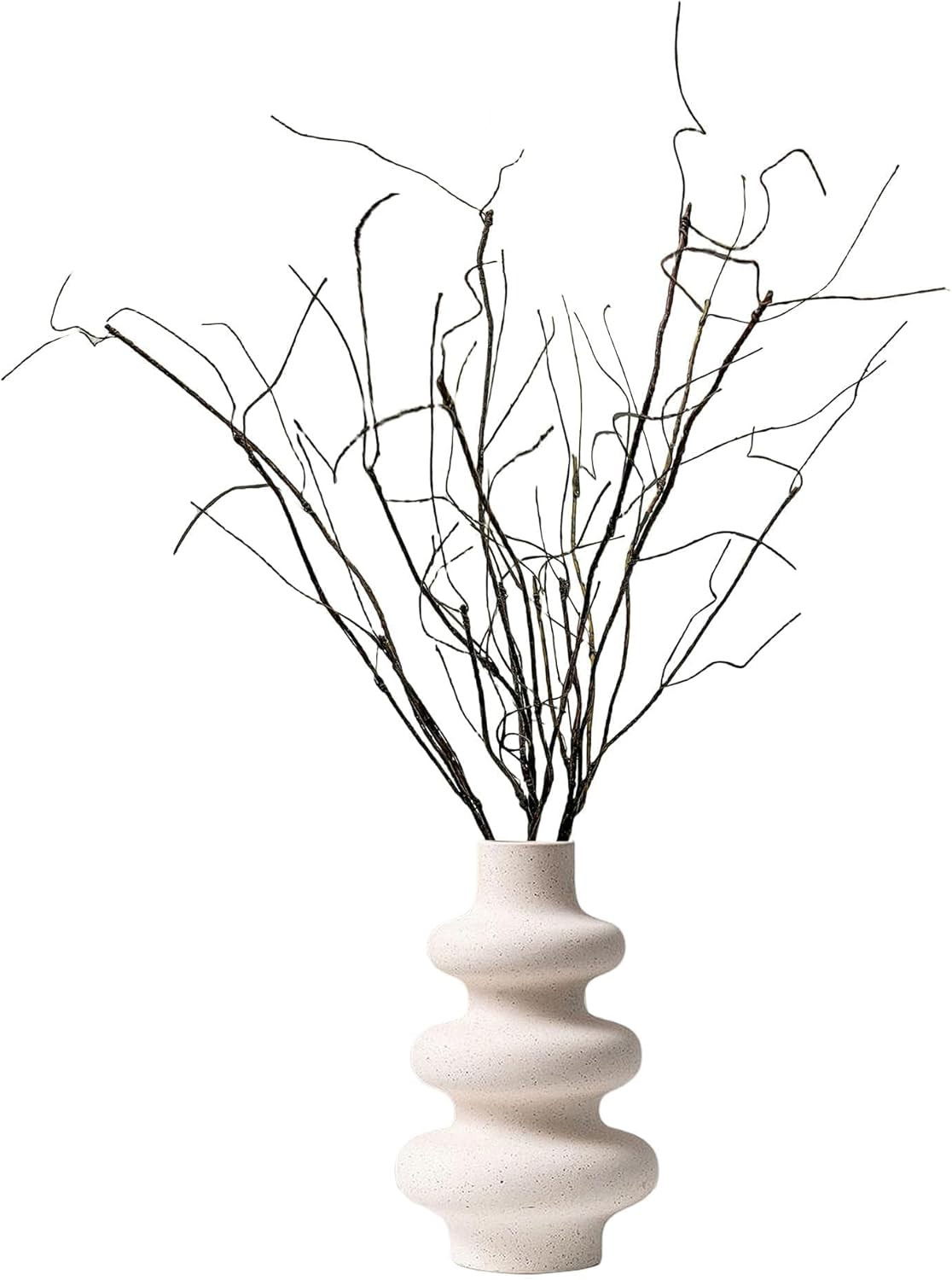 Bendable Curly Willow Branches for Vase Stretchable Artificial Twigs for DIY Hom