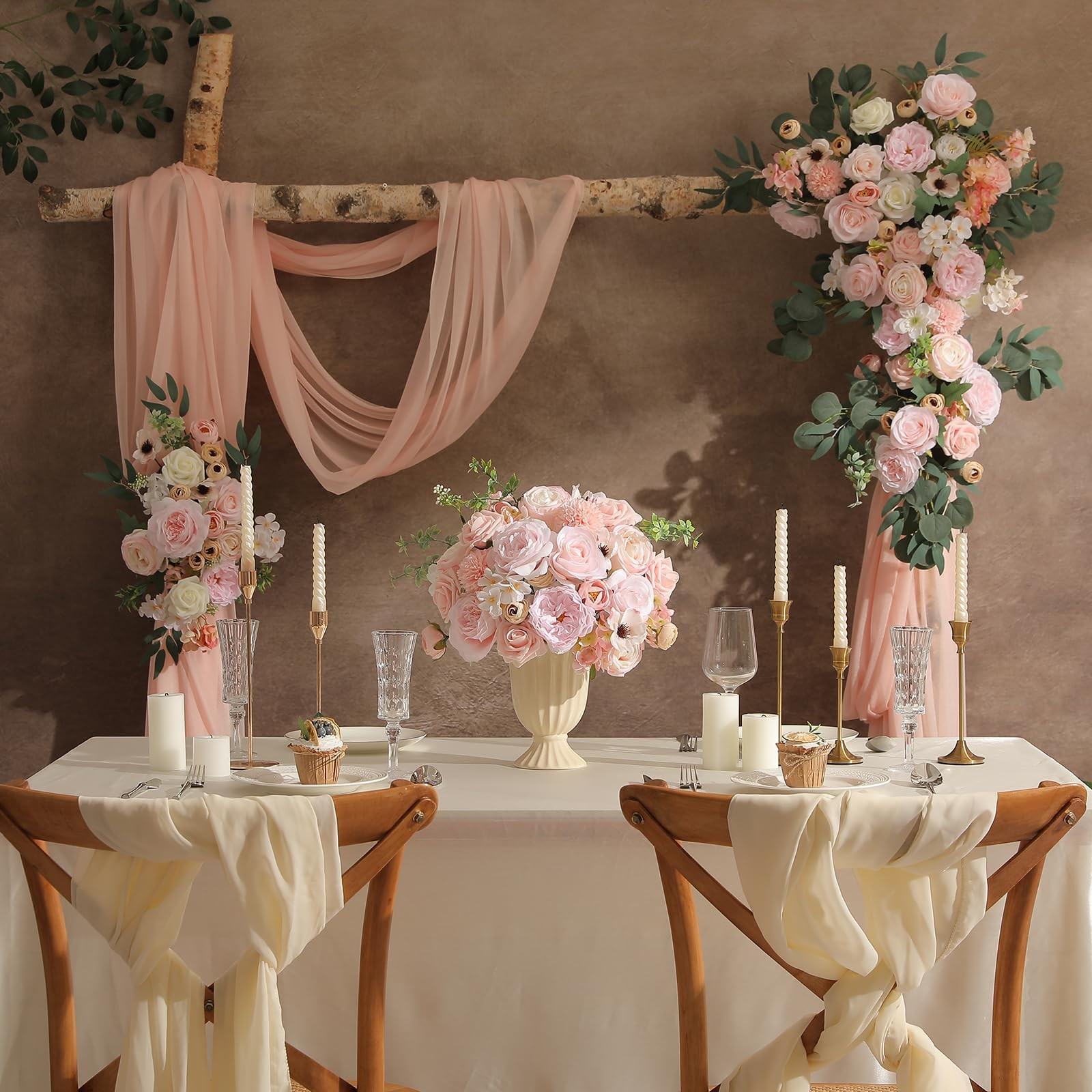 Artificial Flowers Combo for DIY Wedding Bouquets Combo Centerpieces Arrangem…