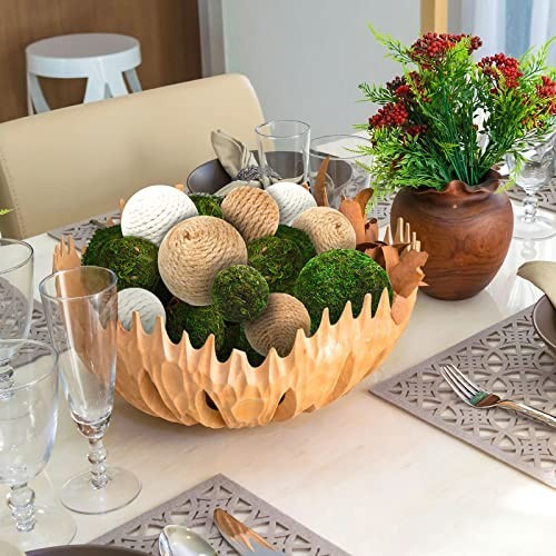 Decorative Balls 36 Pack Twine Moss 4 Sizes Vase Filler Centerpiece Wedding