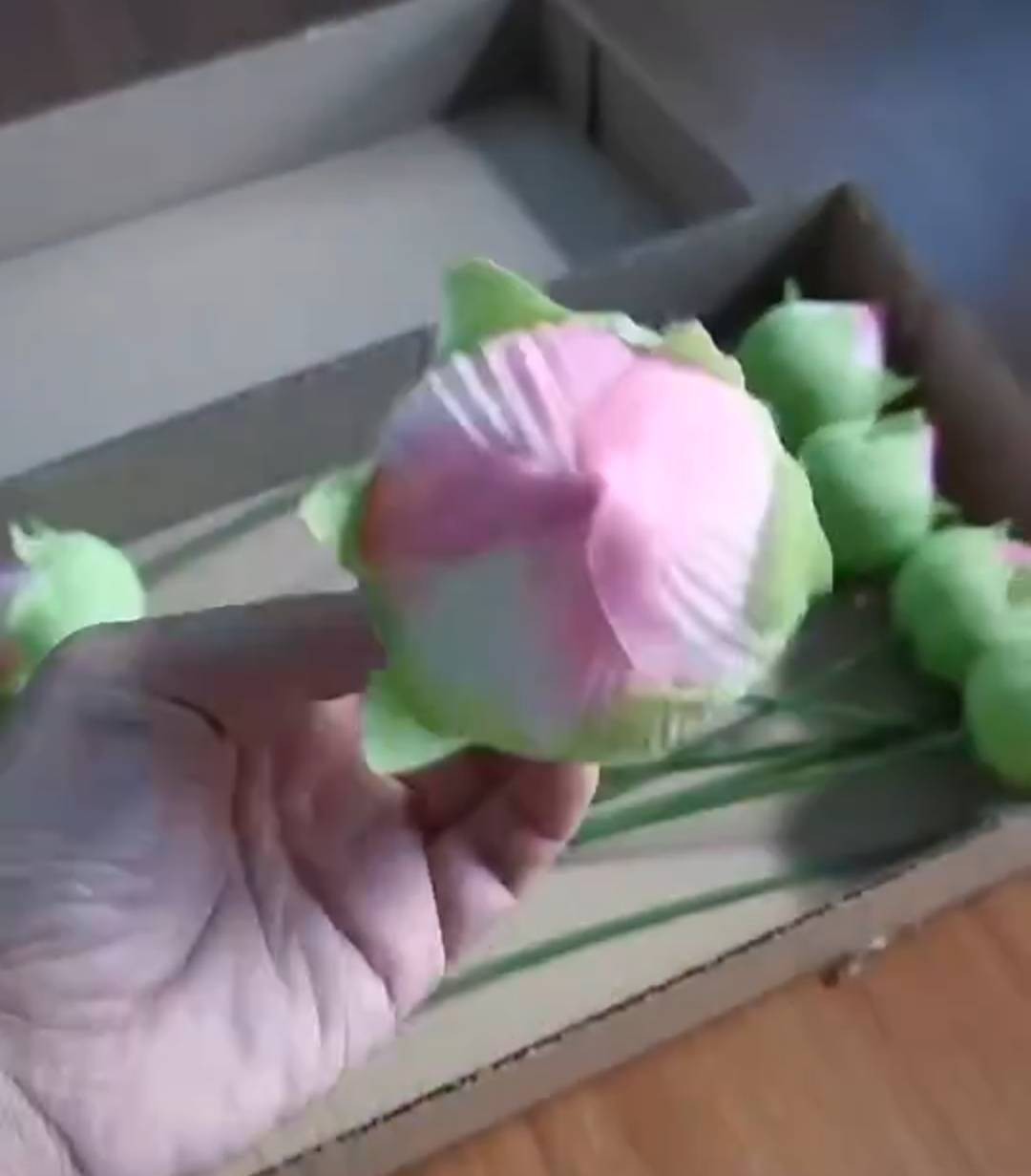 10x Fake Lotus Flower Bud Set 50cm Tall Artificial Flowers Vase Altar Decor