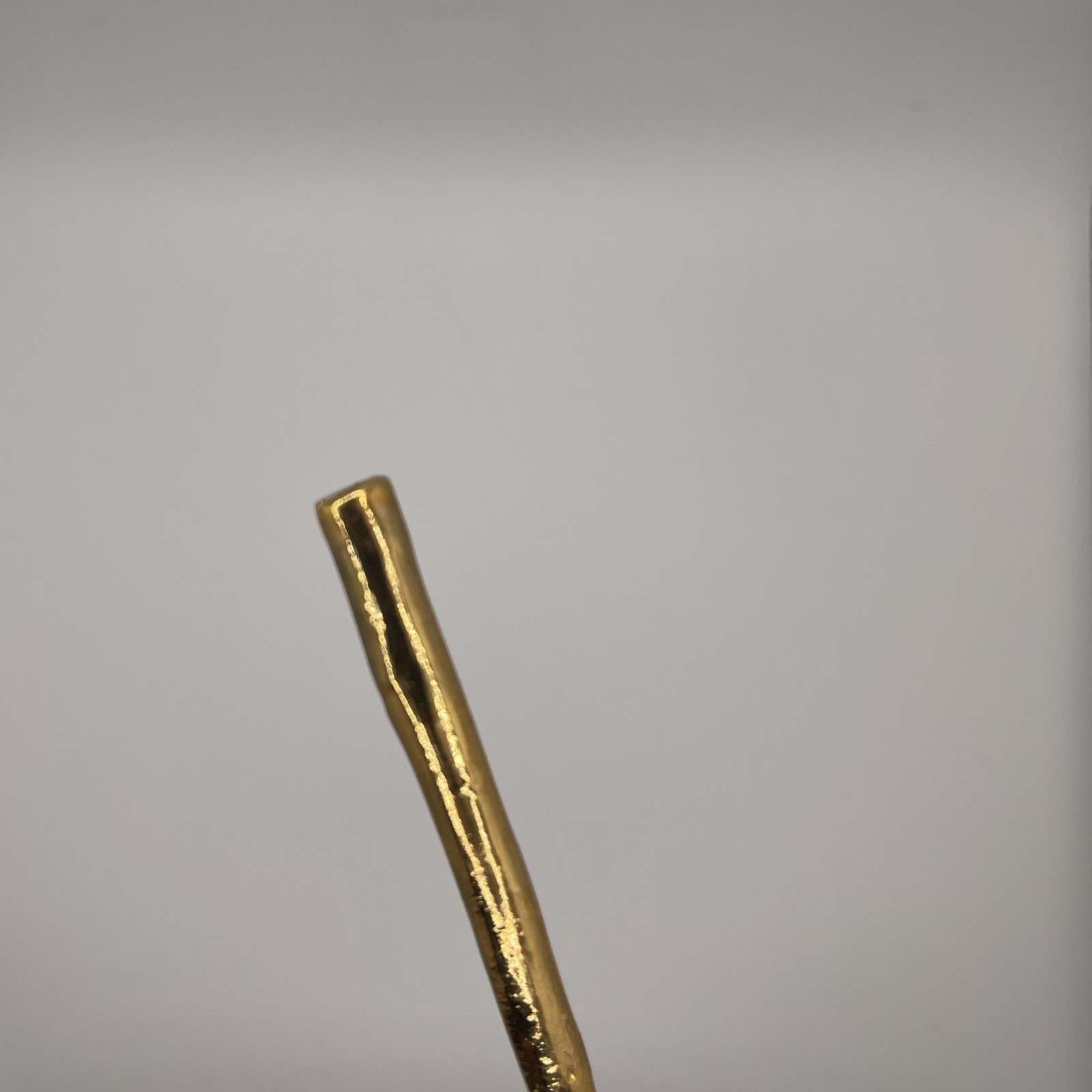 Genuine Real Rose Trimmed In 24 Kt. Gold Long Stem Rose Red Rose Green Leaves