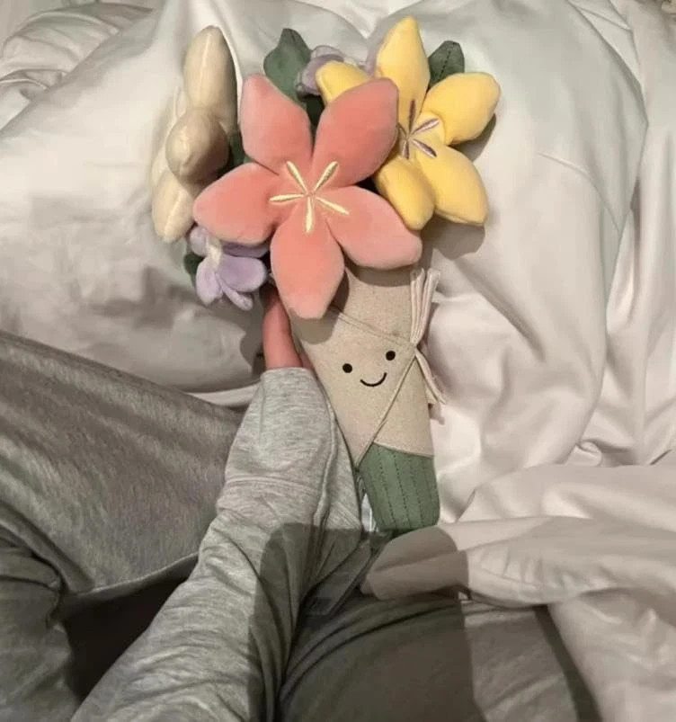 Amuseables Plush Flower Bouquet Soft Toy Stuffed Floral Gift Cute Smile Special